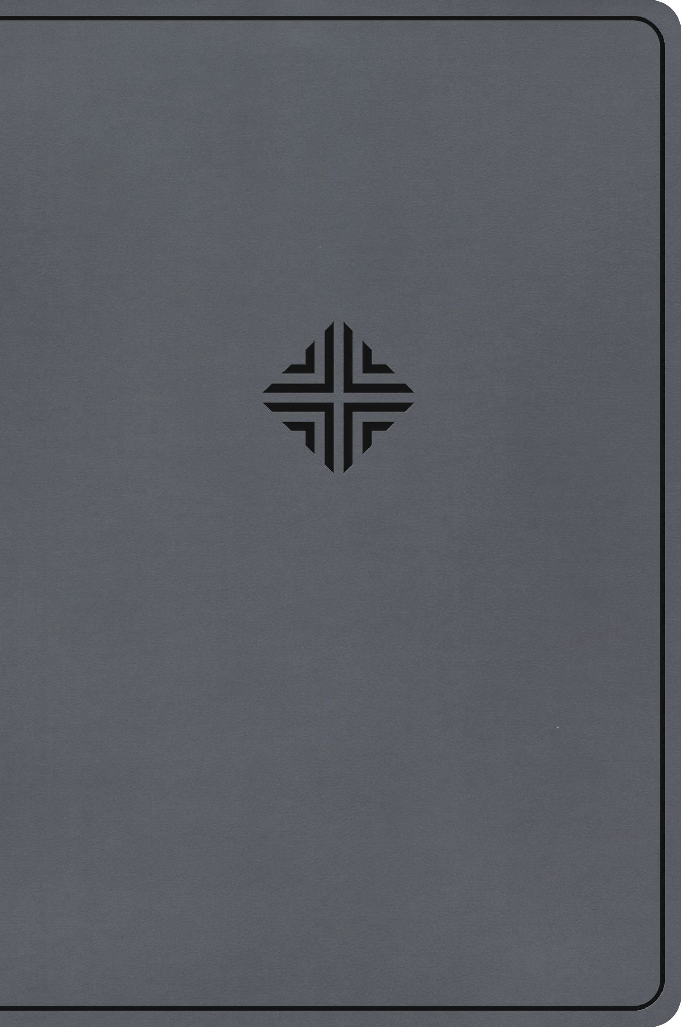 CSB Large Print Thinline Bible, Value Edition, Charcoal LeatherTouch