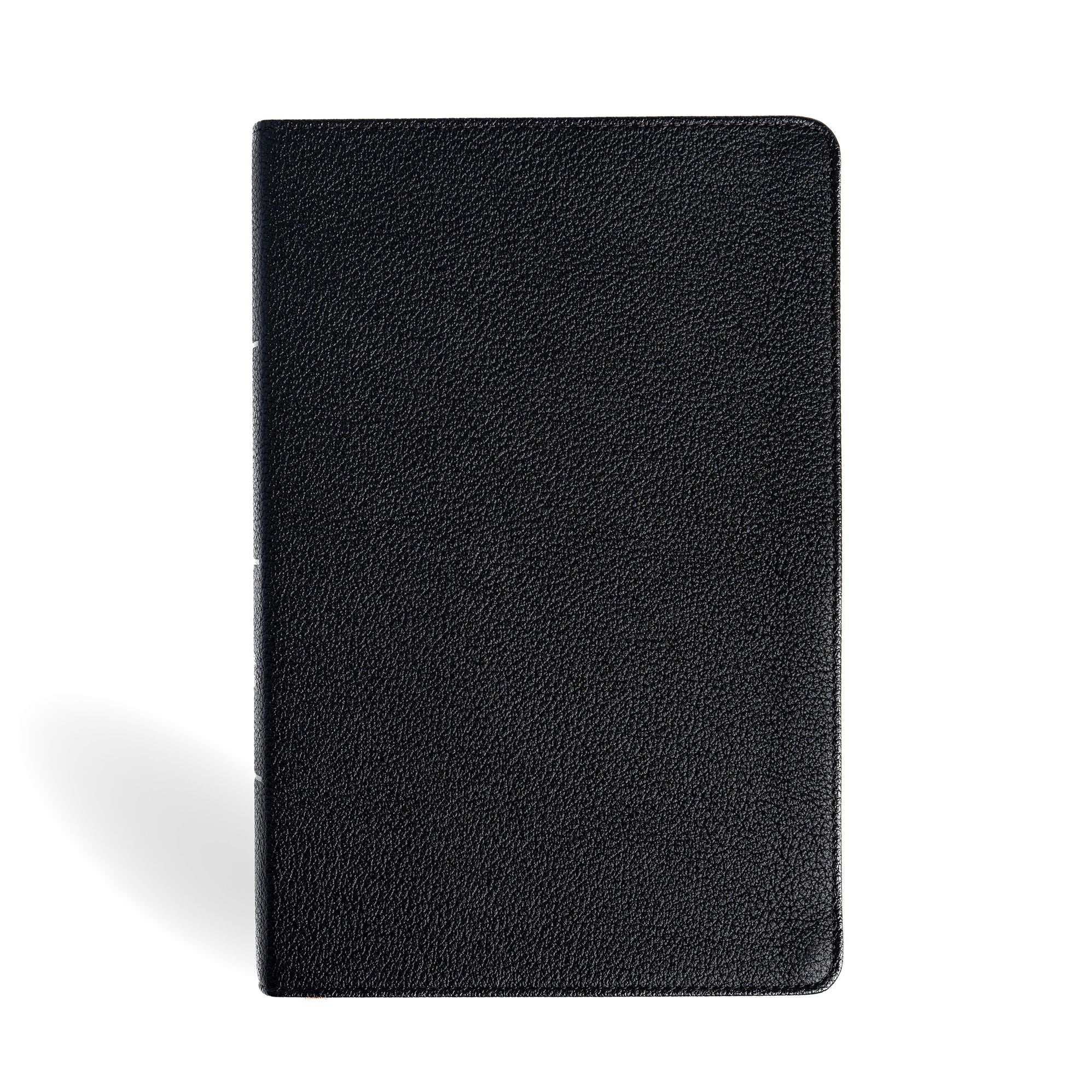 NASB Personal Size Giant Print Bible, Black Genuine Leather, Indexed