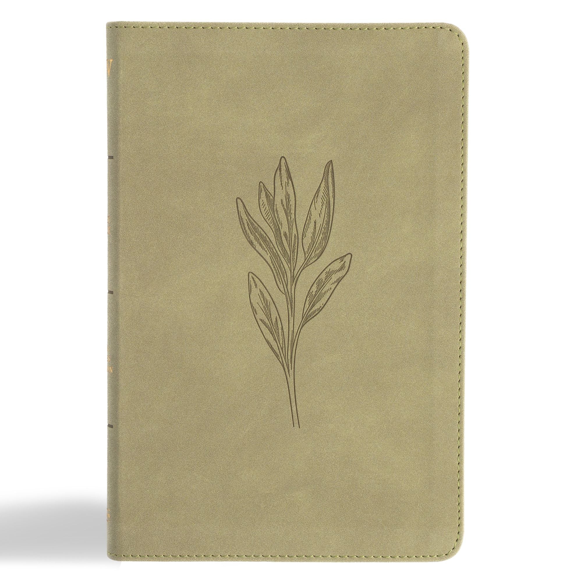 KJV Thinline Bible, Sage SuedeSoft LeatherTouch