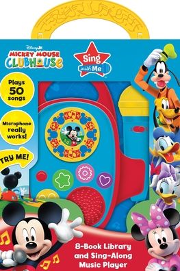 Disney Junior Mickey Mouse Clubhouse: Sing with Me 8-Book Library and Sing-Along Music Player