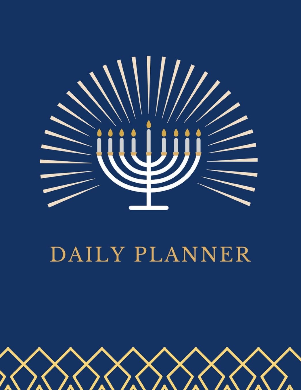 Daily Planner Jewish Menorah: Boost Your Productivity and Easily Manage Your Life