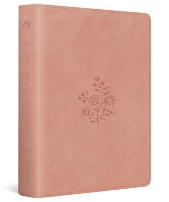 ESV Single Column Journaling Bible (TruTone, Blush Rose, Wildflower Design)