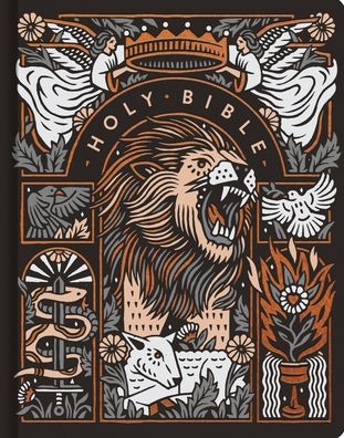 ESV Single Column Journaling Bible, Artist Series, Red Letter (Hardcover, Joshua Noom, The Lion and the Lamb)