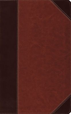 ESV Thinline Bible, Red Letter (TruTone, Brown/Cordovan, Portfolio Design)