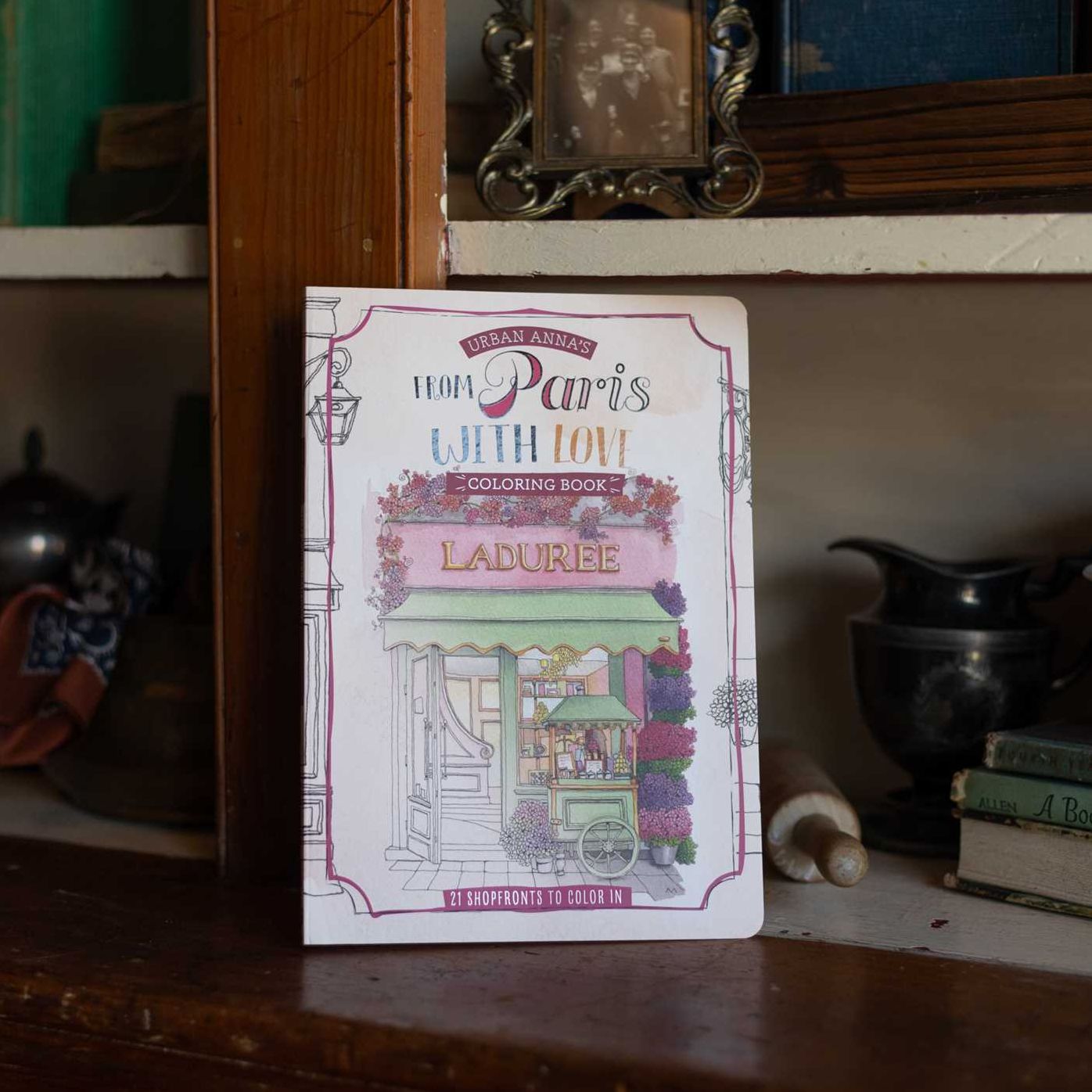 Urban Anna's From Paris with Love Coloring Book