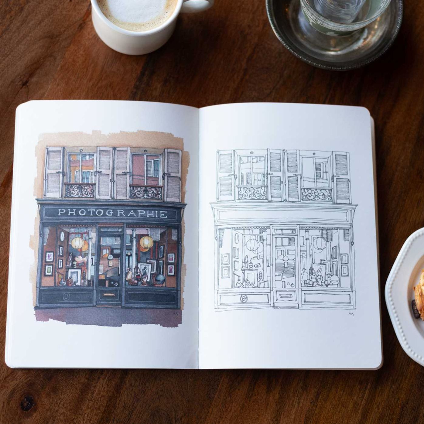 Urban Anna's From Paris with Love Coloring Book
