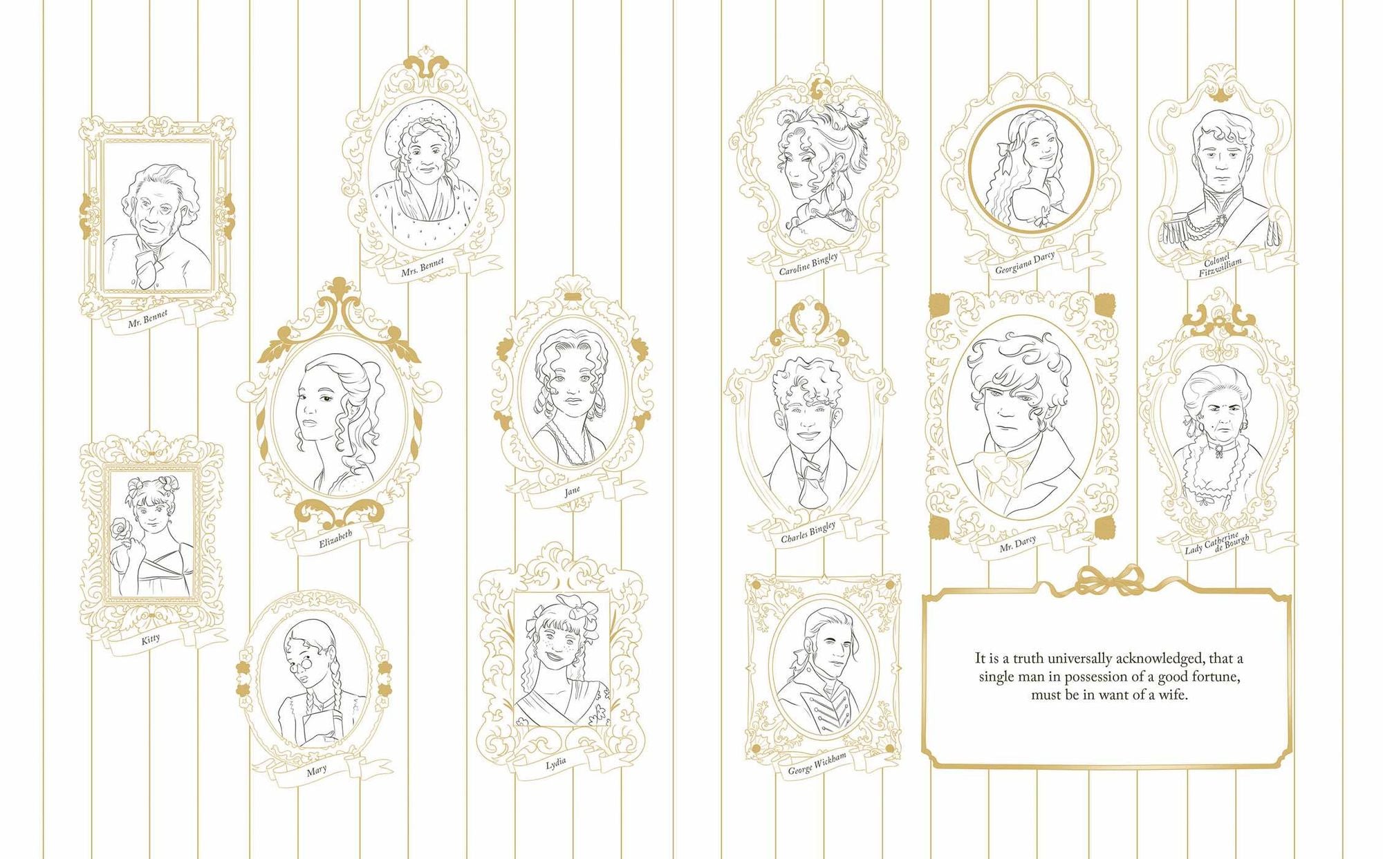 Color Your Classics Pride and Prejudice: The Big Jane Austen Coloring Book