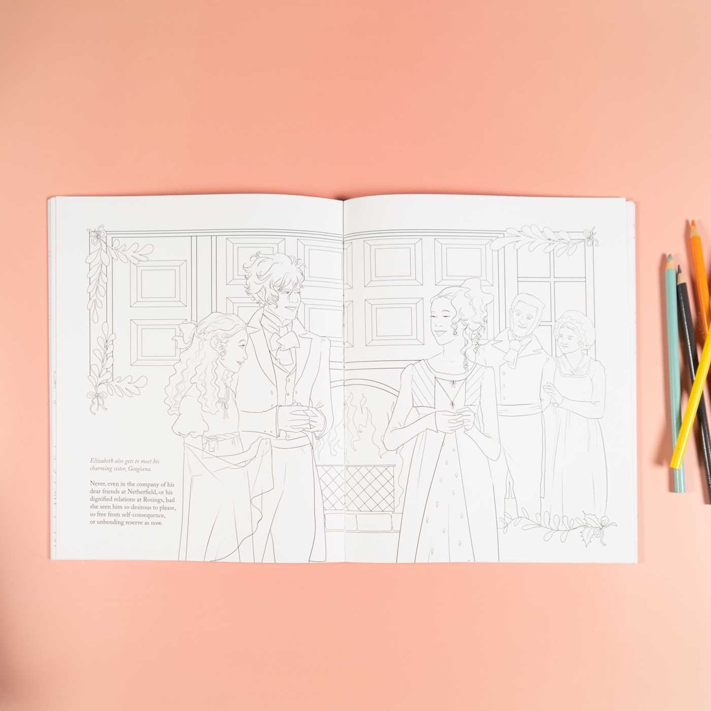 Color Your Classics Pride and Prejudice: The Big Jane Austen Coloring Book