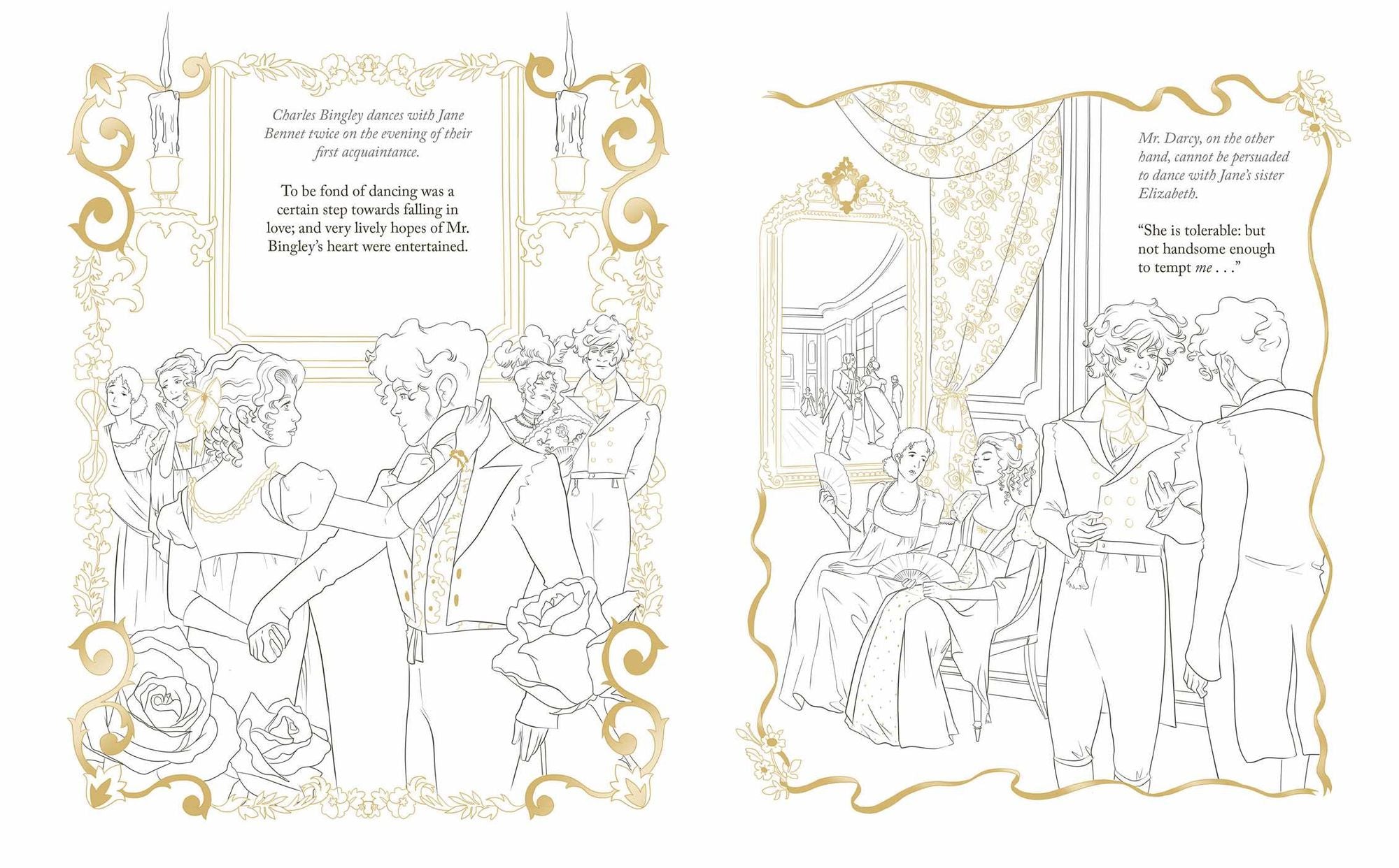 Color Your Classics Pride and Prejudice: The Big Jane Austen Coloring Book
