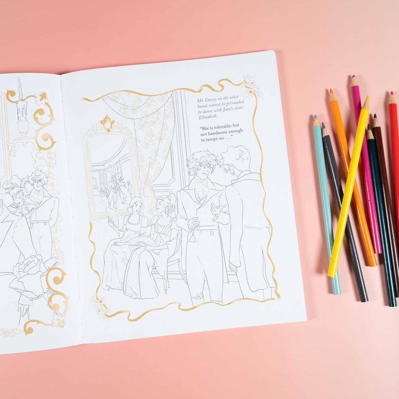 Color Your Classics Pride and Prejudice: The Big Jane Austen Coloring Book