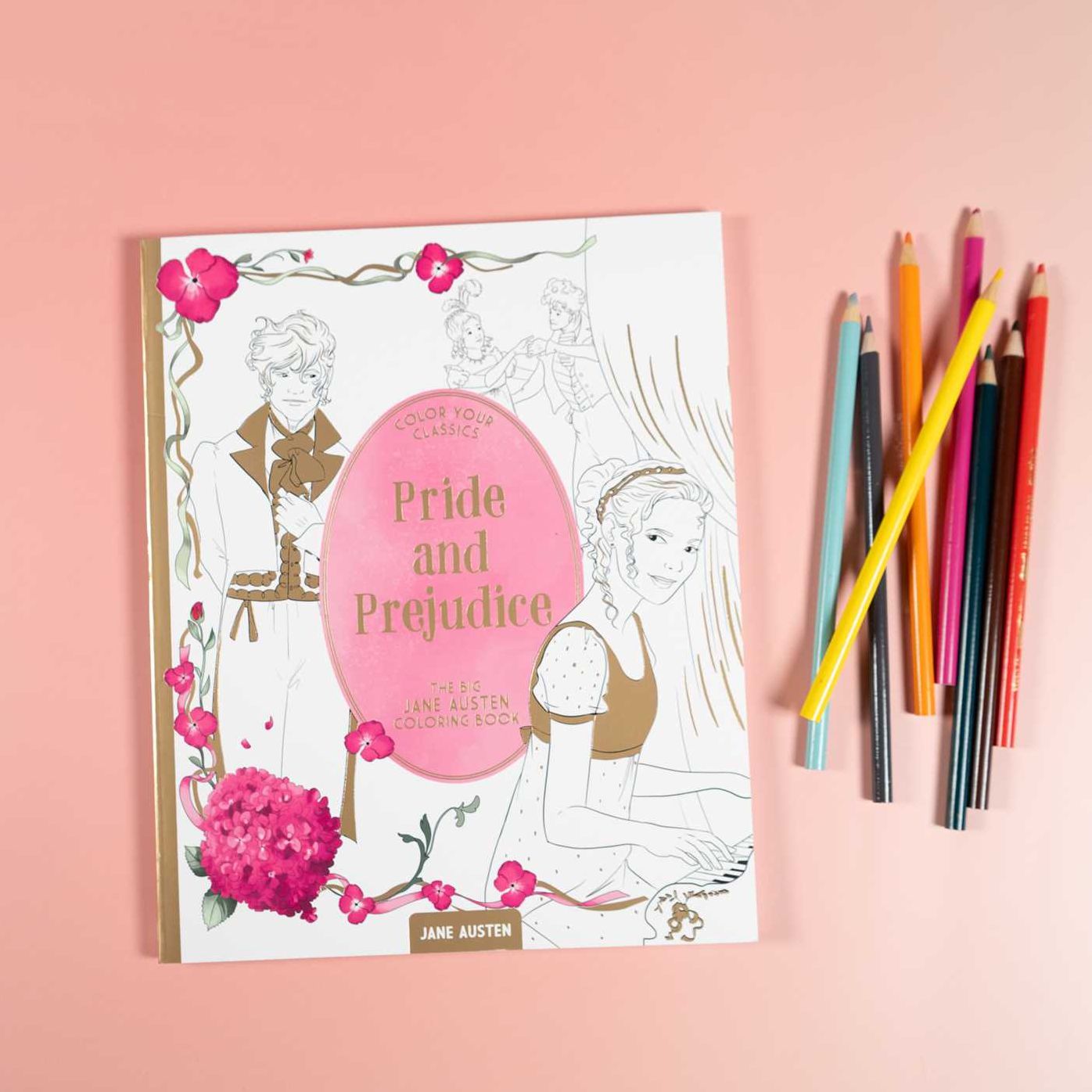 Color Your Classics Pride and Prejudice: The Big Jane Austen Coloring Book