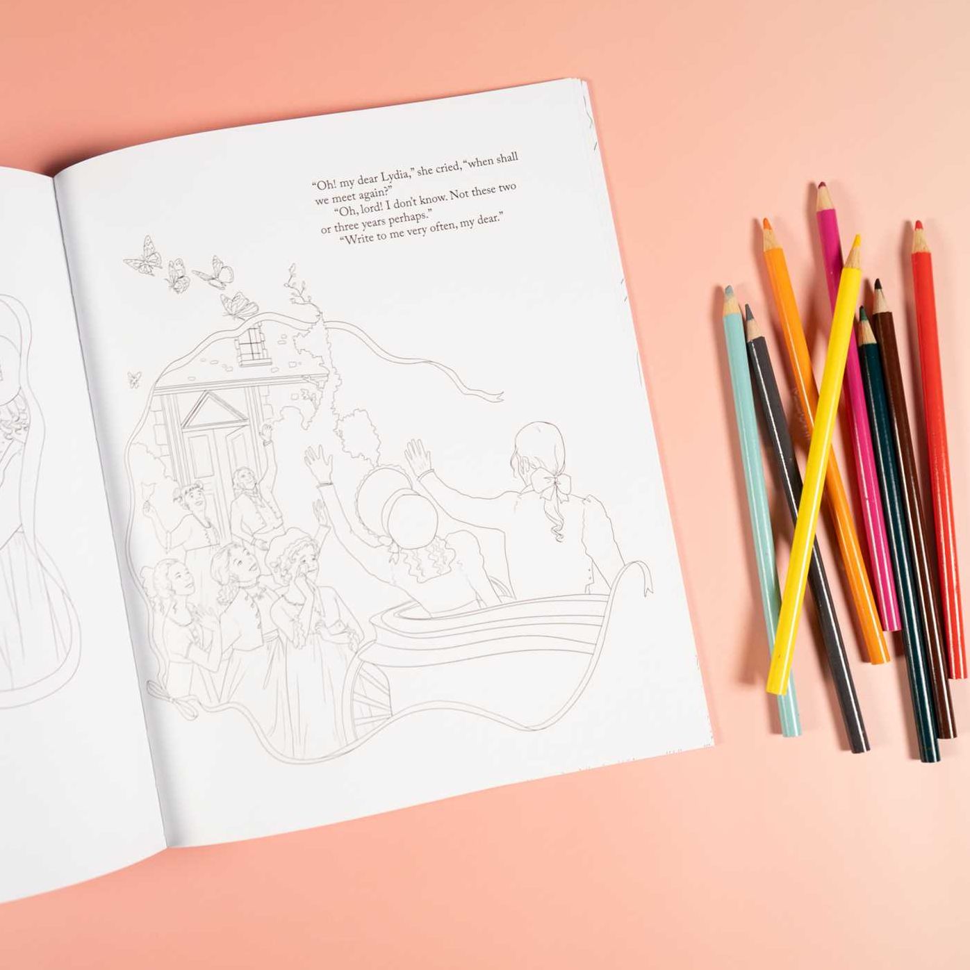 Color Your Classics Pride and Prejudice: The Big Jane Austen Coloring Book