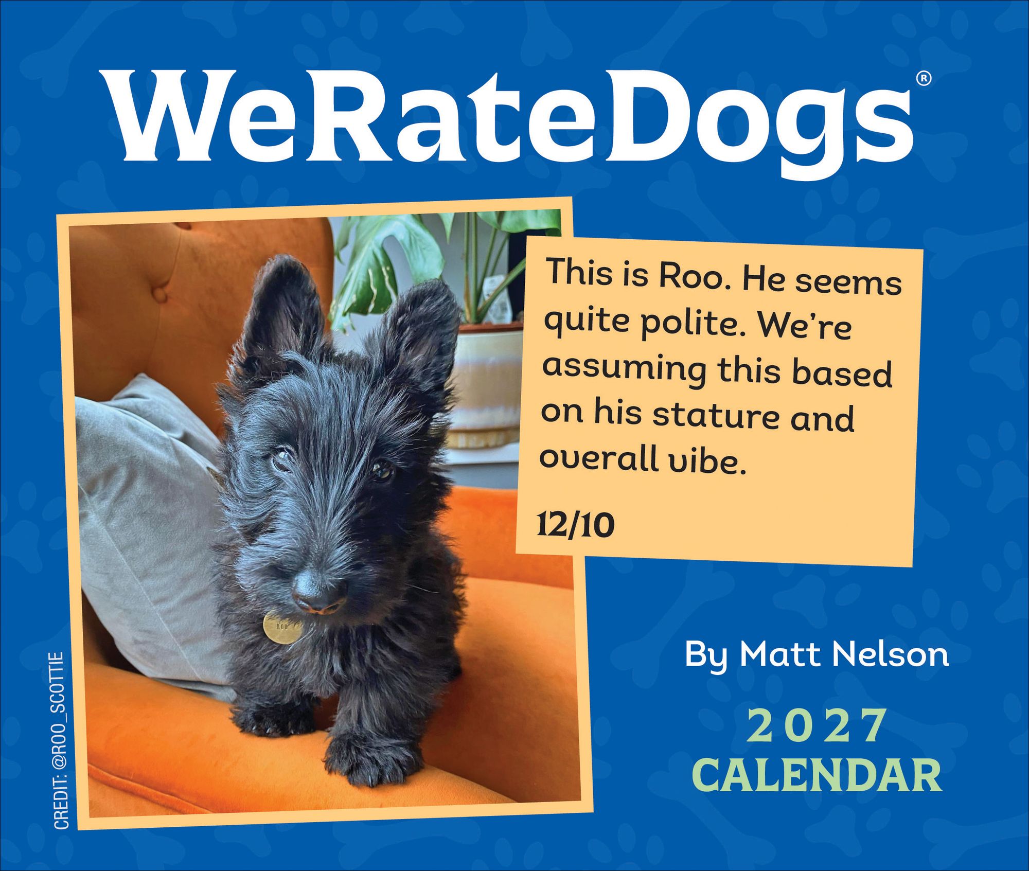 2027 WeRateDogs Day-to-Day Calendar