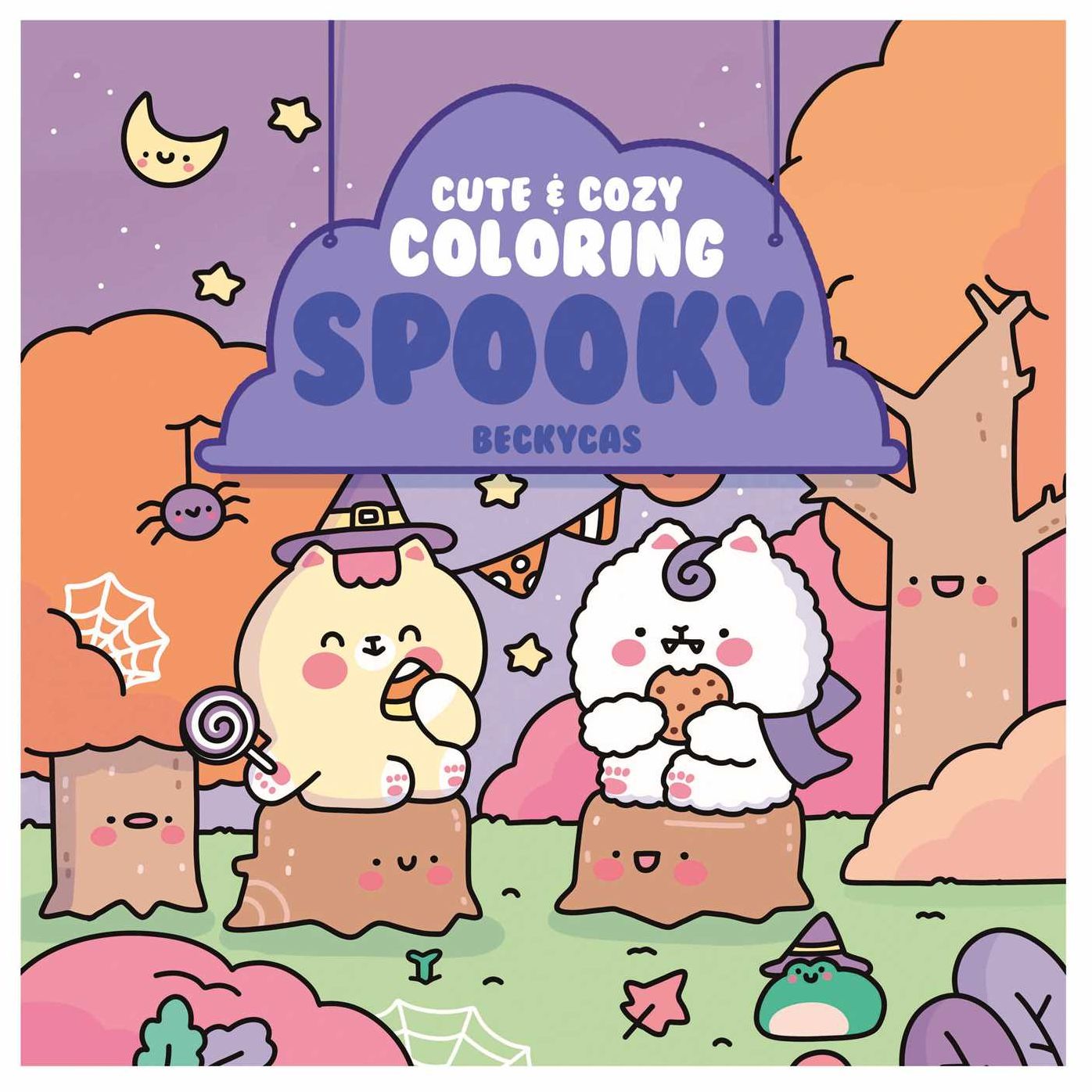 Cute & Cozy Coloring: Spooky