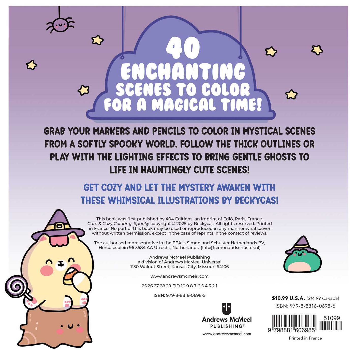 Cute & Cozy Coloring: Spooky