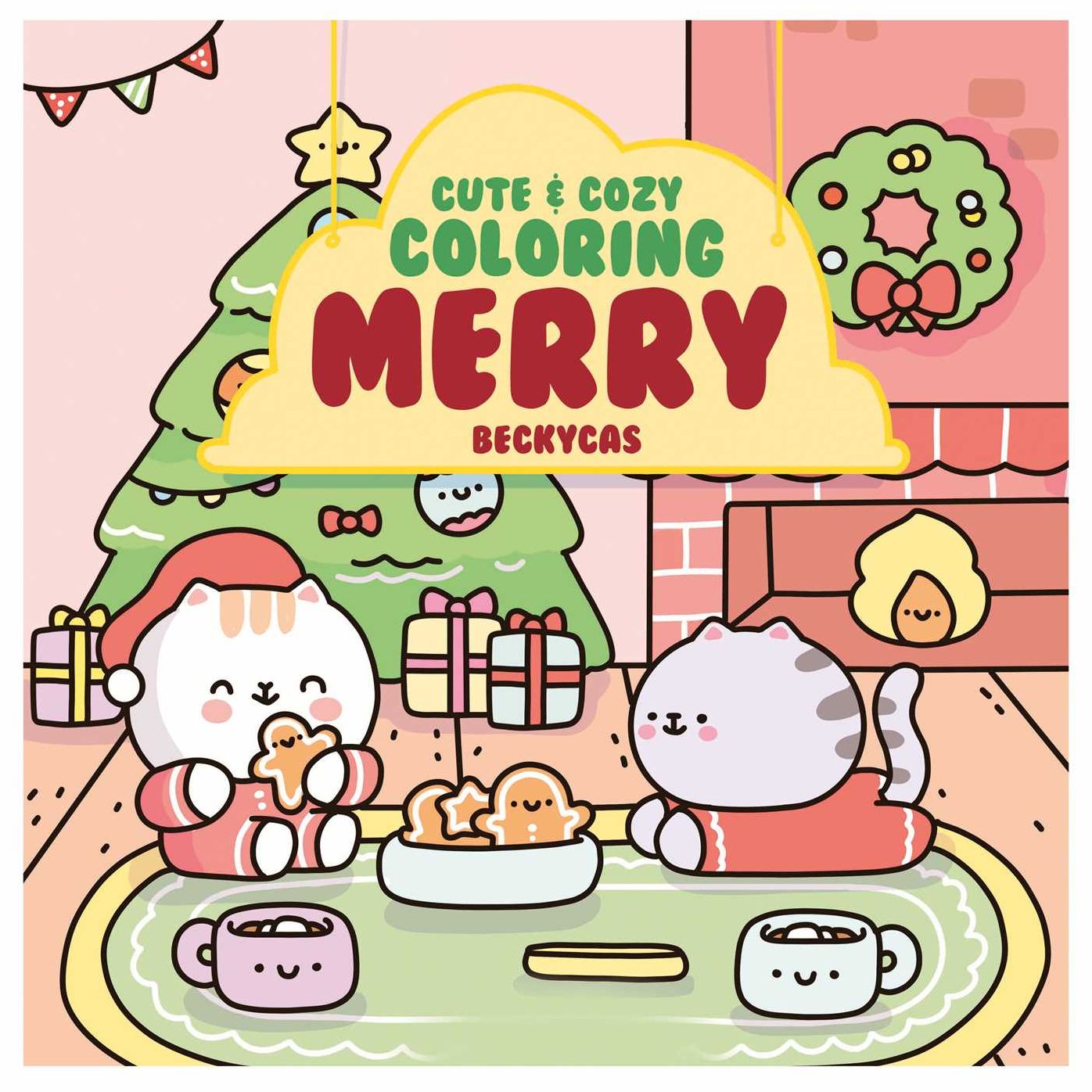 Cute & Cozy Coloring: Merry
