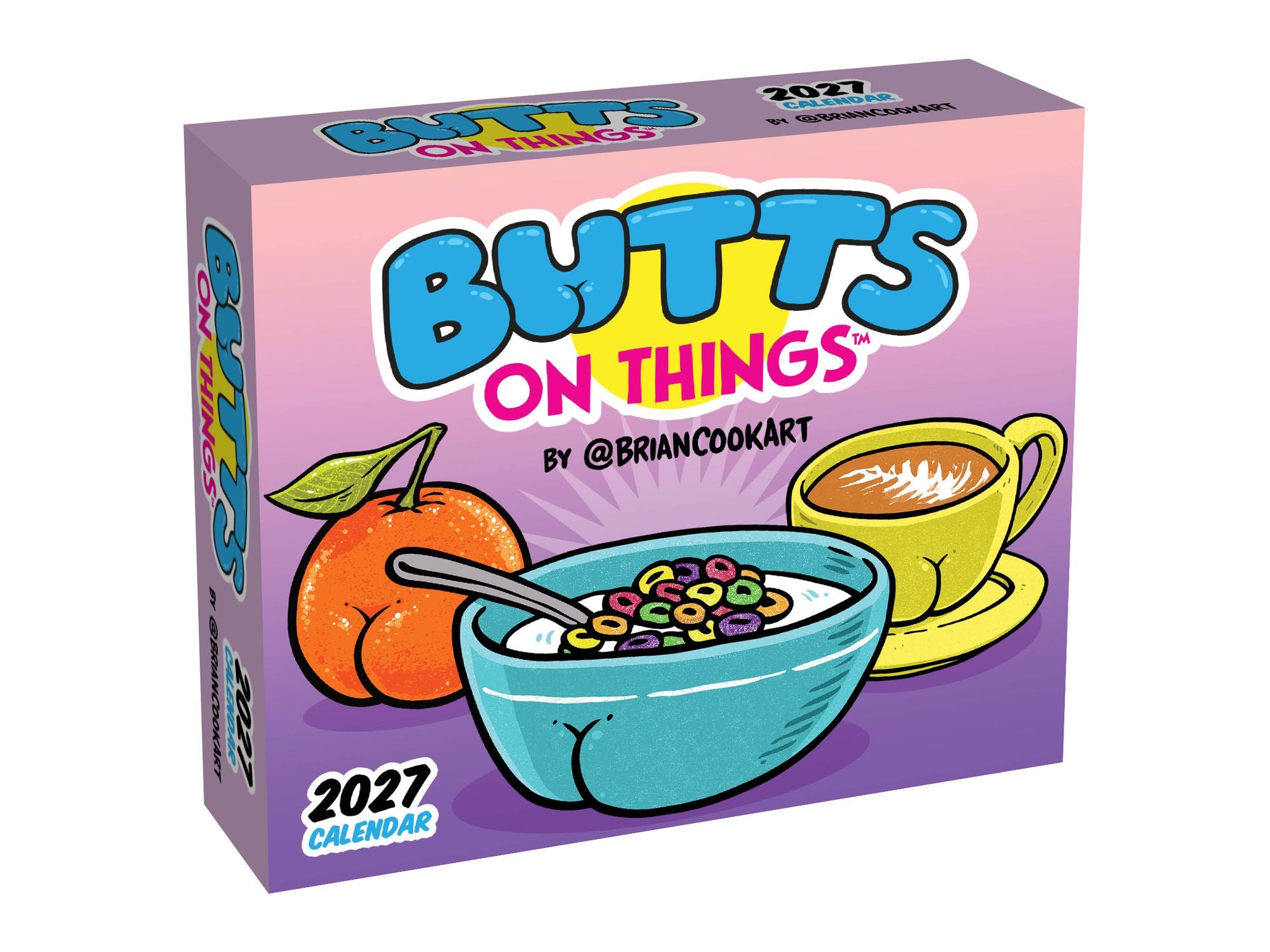 2027 Butts on Things Day-to-Day Calendar