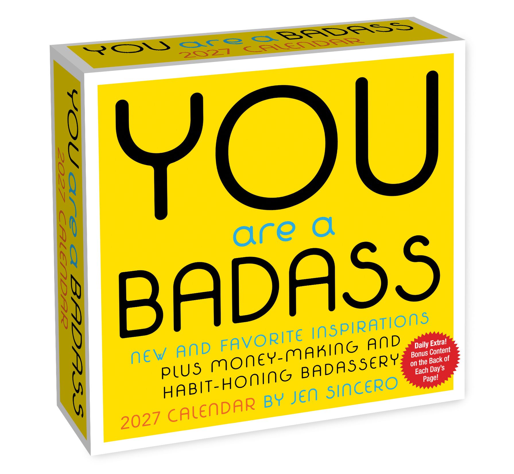 2027 You Are a Badass Day-to-Day Calendar
