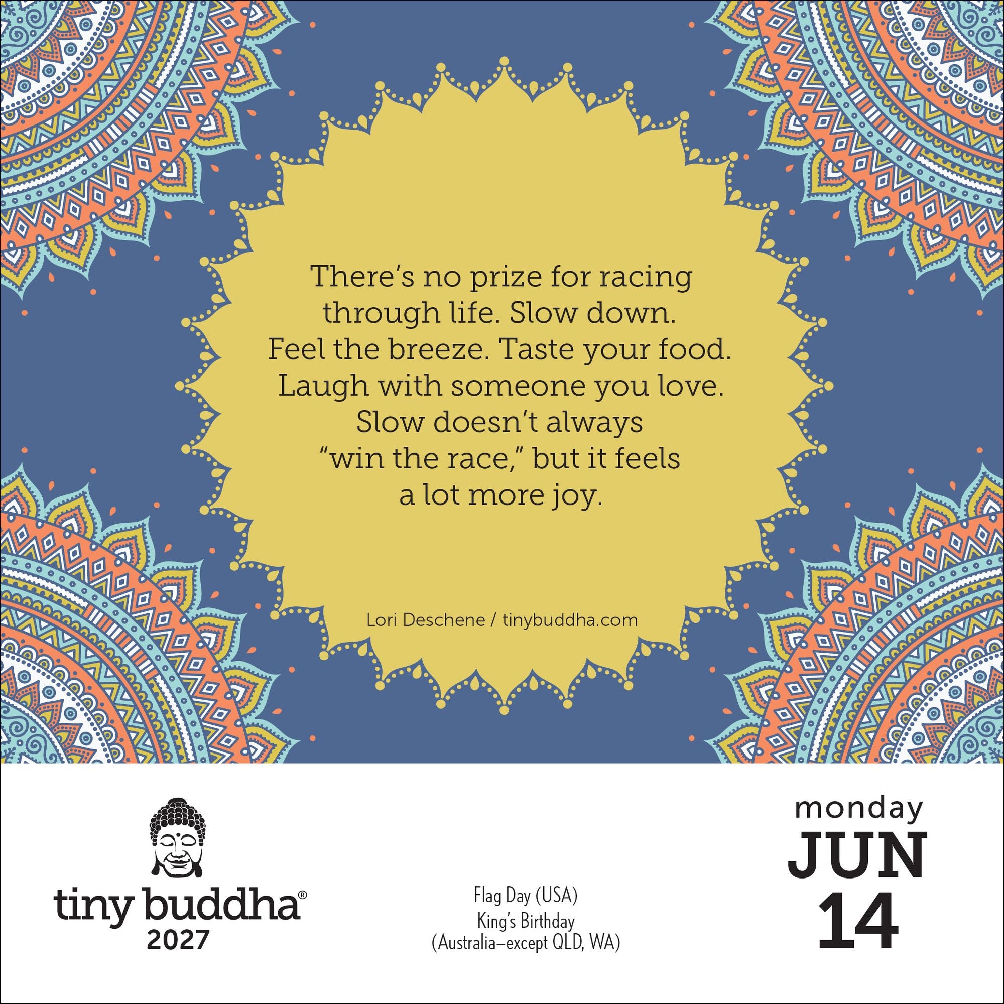 2027 Tiny Buddha Day-to-Day Calendar