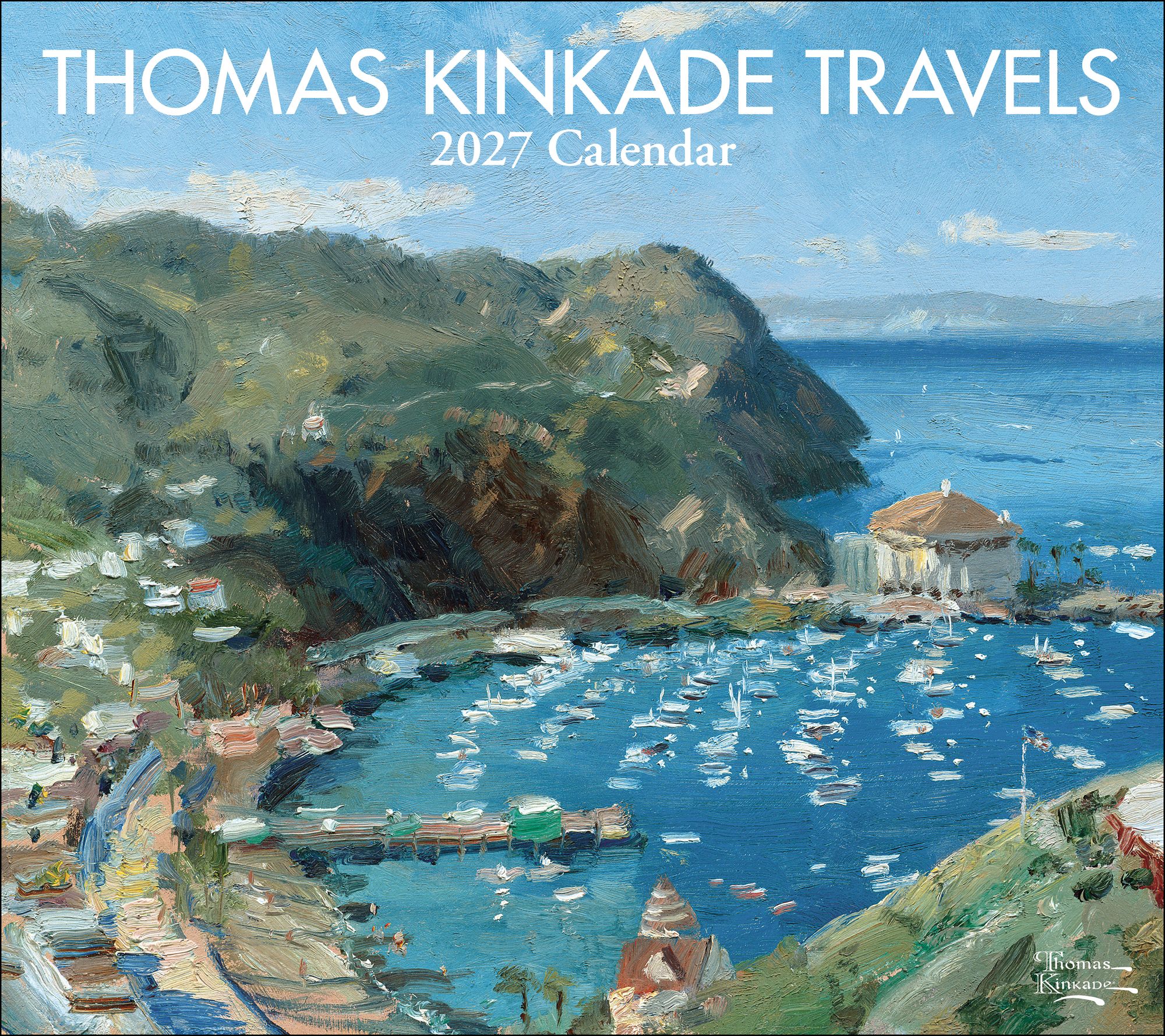 2027 Thomas Kinkade Travels Deluxe Wall Calendar