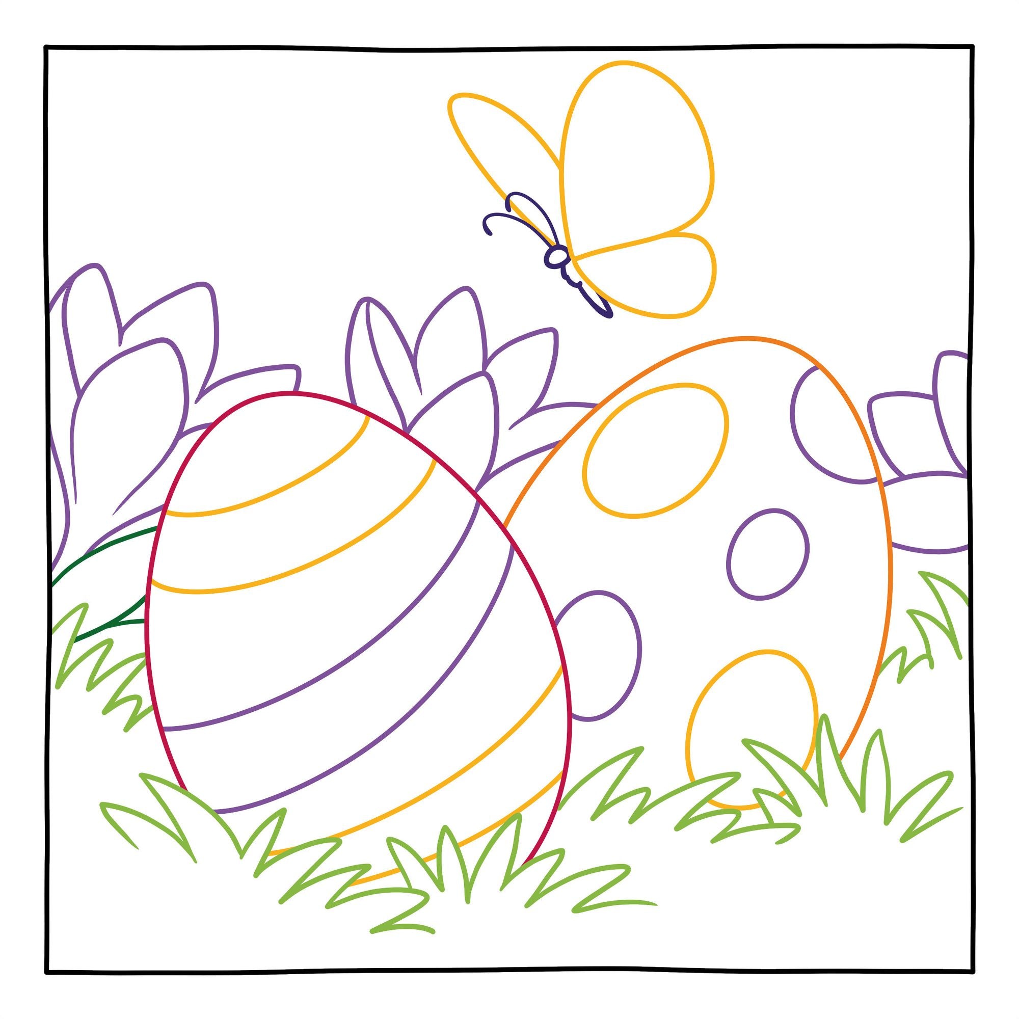 Magic Paper Coloring Book: Easter Bunny and Friends: Discover Hidden Patterns and Images!
