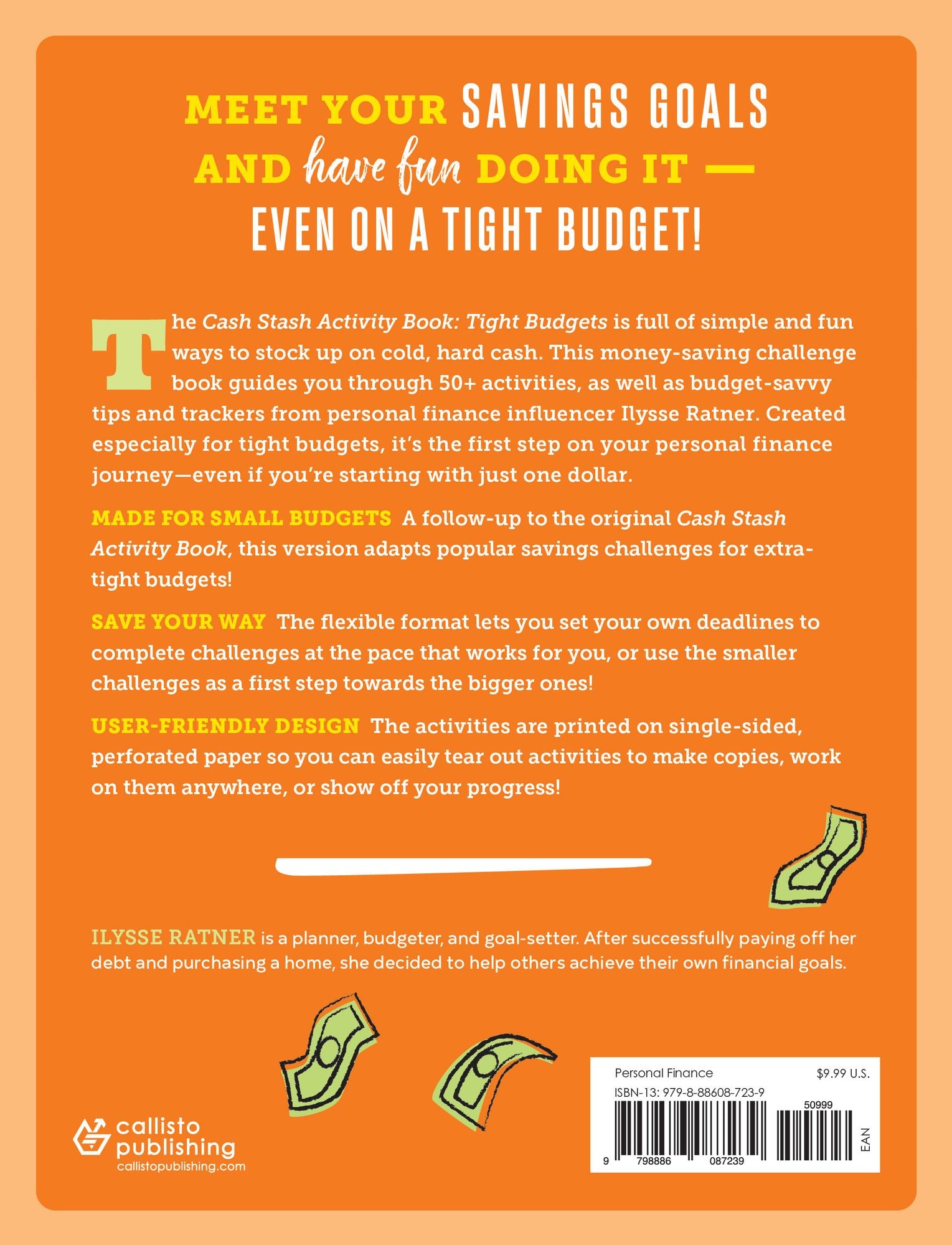 Cash Stash Activity Book: Tight Budgets: 50+ Fun Money Savings Challenges That Add Up Big
