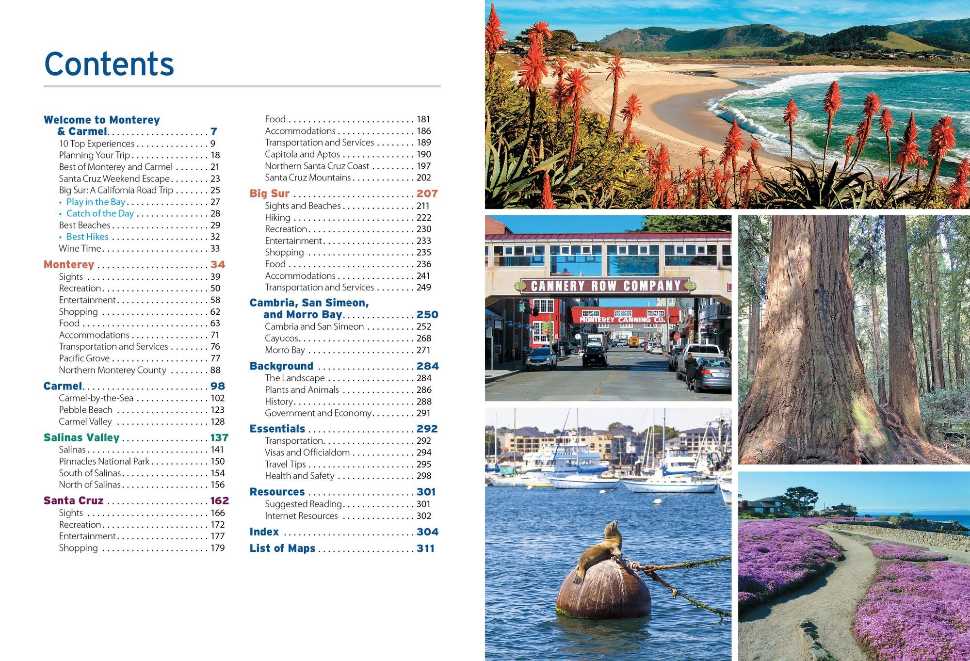Moon Monterey & Carmel: With Santa Cruz & Big Sur: Coastal Getaways, Scenic Drives, Hiking & Kayaking