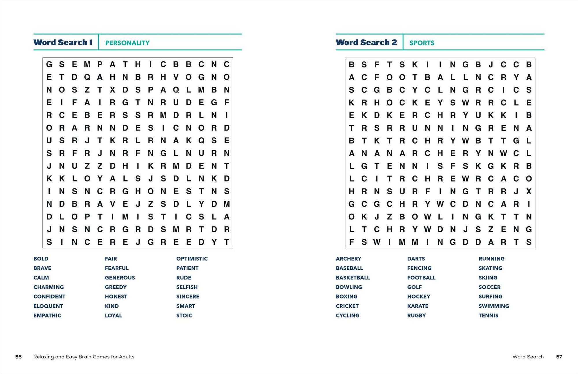Relaxing Brain Games for Adults: 100+ Logic, Math, and Word Puzzles to Help You Unwind