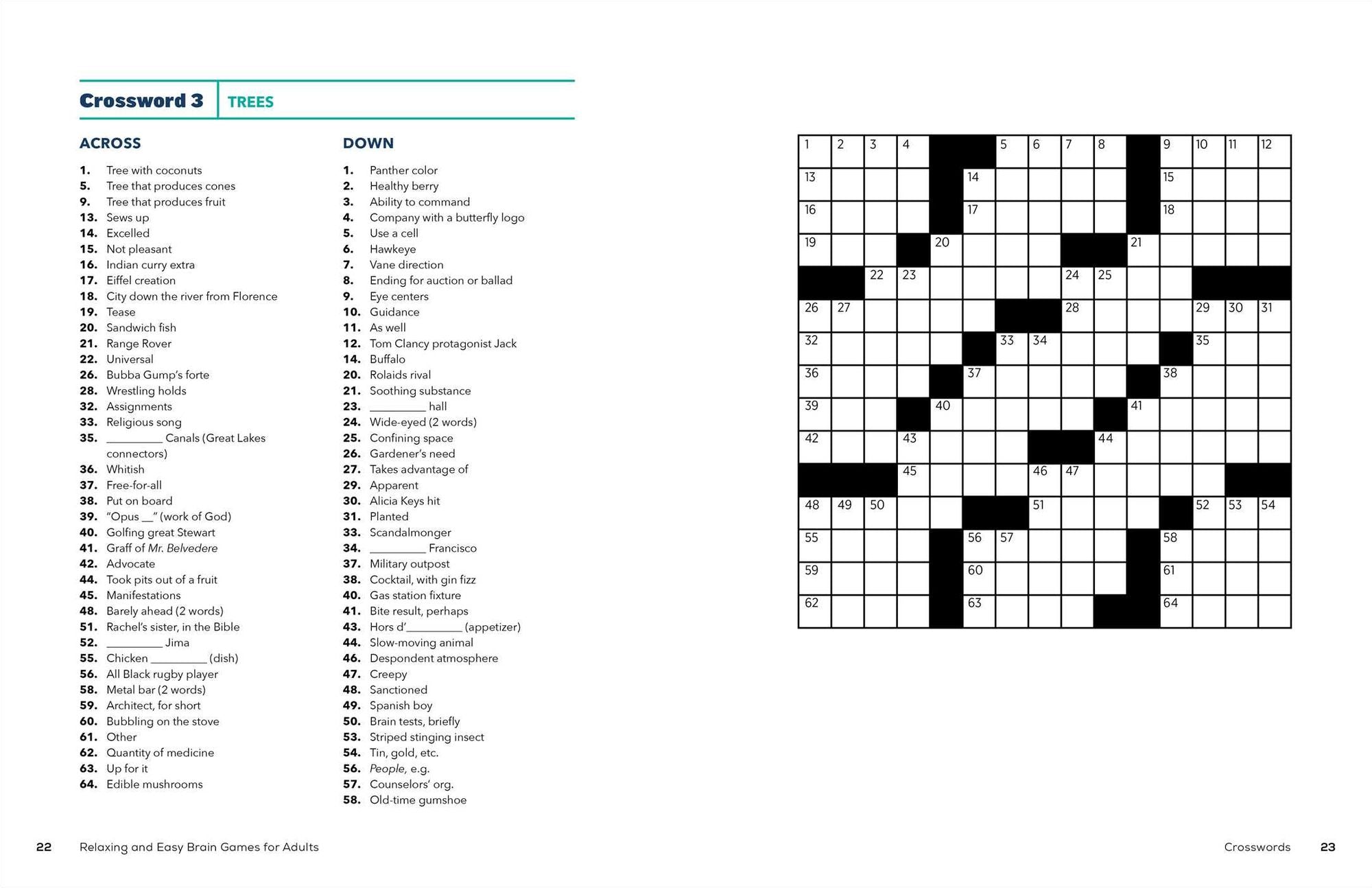 Relaxing Brain Games for Adults: 100+ Logic, Math, and Word Puzzles to Help You Unwind