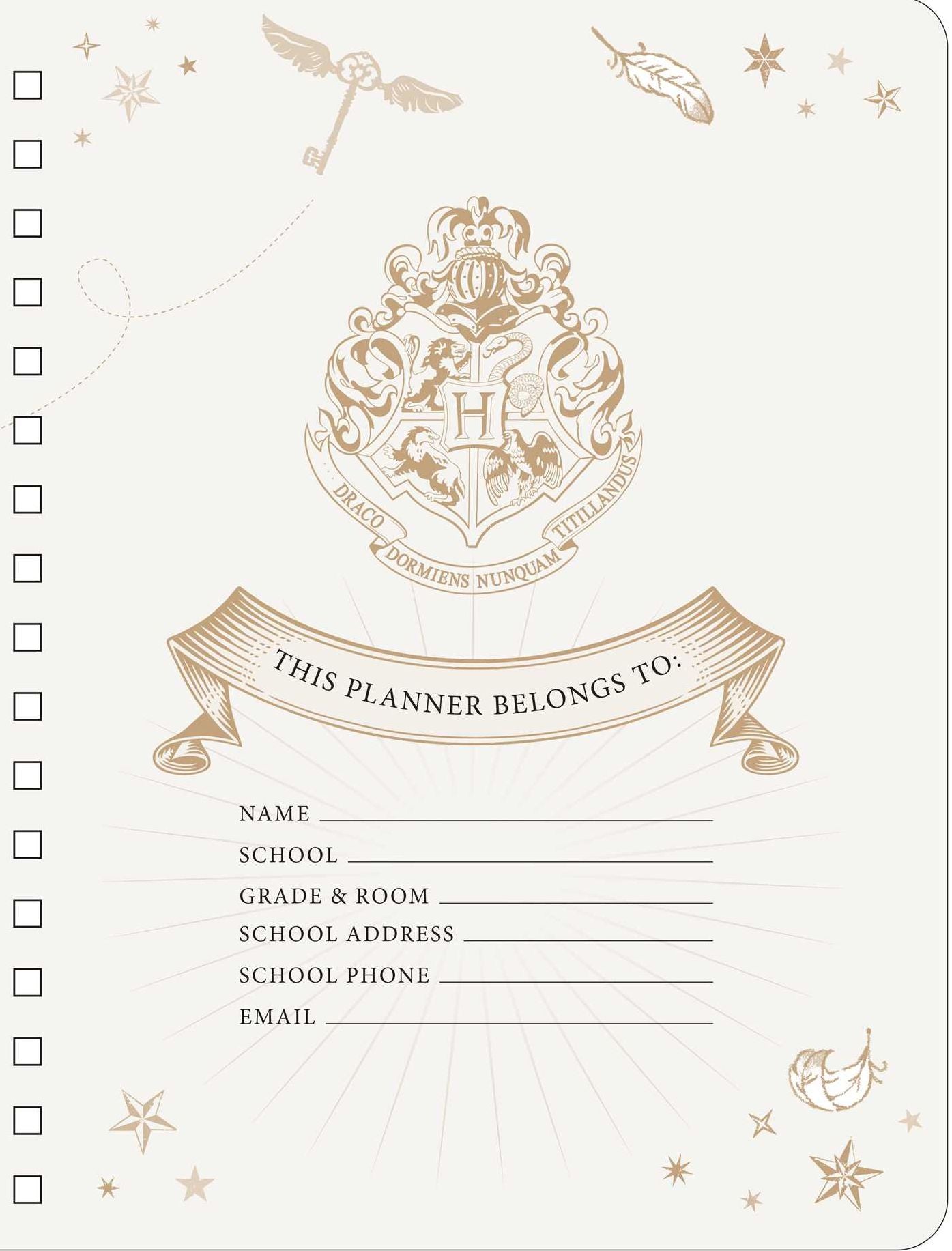 Harry Potter: Hogwarts Teacher's 12-Month Undated Planner: (Harry Potter School Planner School, Harry Potter Gift, Harry Potter Stationery, Undated Planner, Teacher Planner)