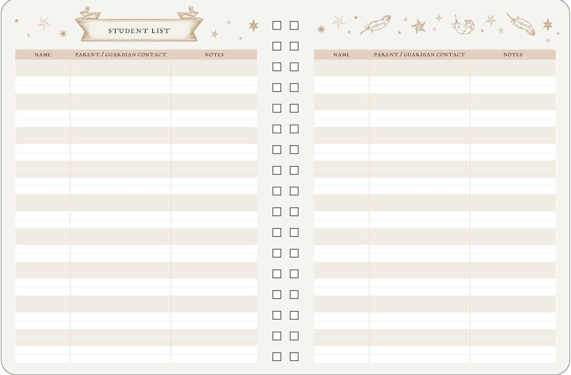 Harry Potter: Hogwarts Teacher's 12-Month Undated Planner: (Harry Potter School Planner School, Harry Potter Gift, Harry Potter Stationery, Undated Planner, Teacher Planner)