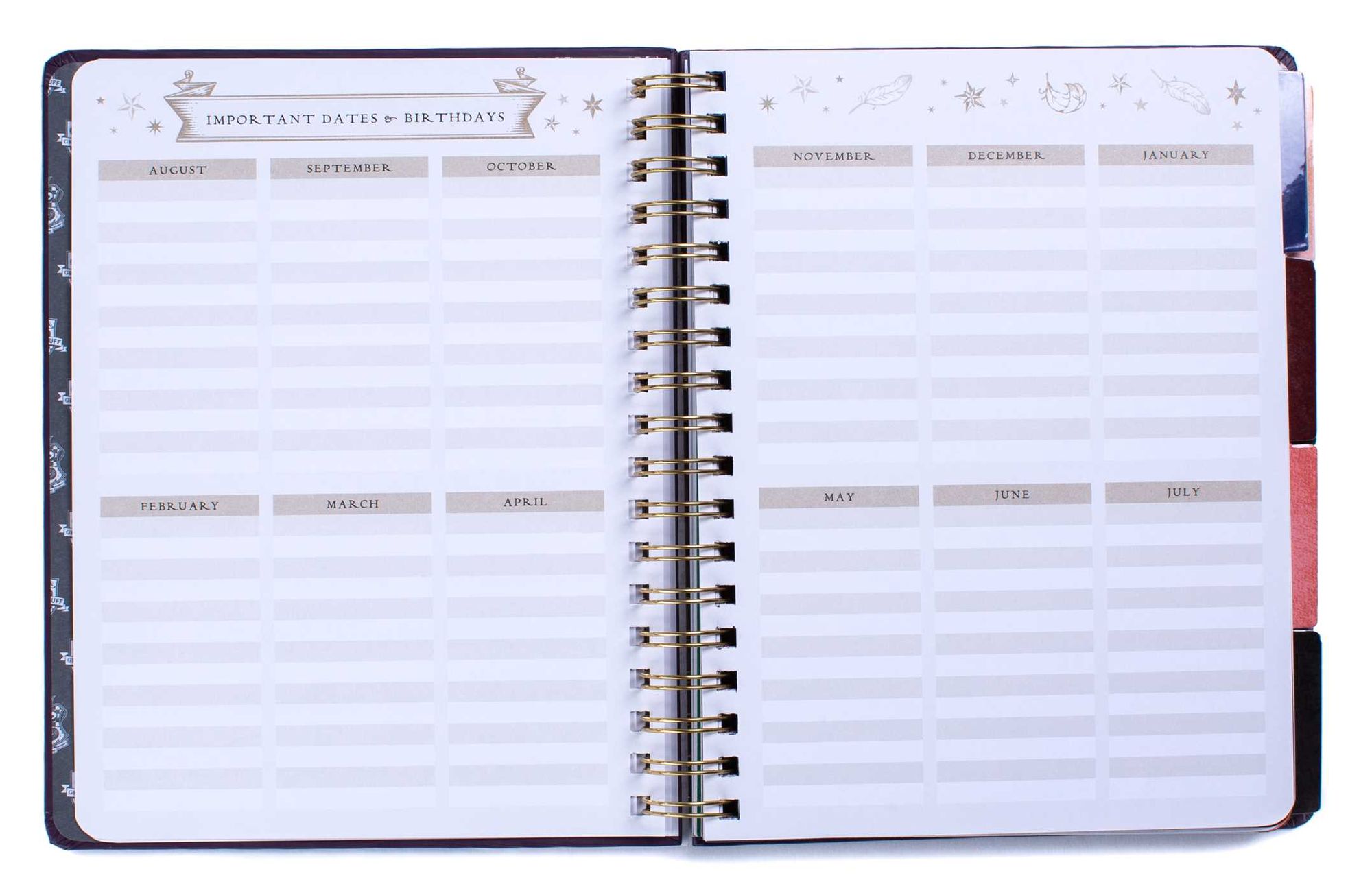Harry Potter: Hogwarts Teacher's 12-Month Undated Planner: (Harry Potter School Planner School, Harry Potter Gift, Harry Potter Stationery, Undated Planner, Teacher Planner)