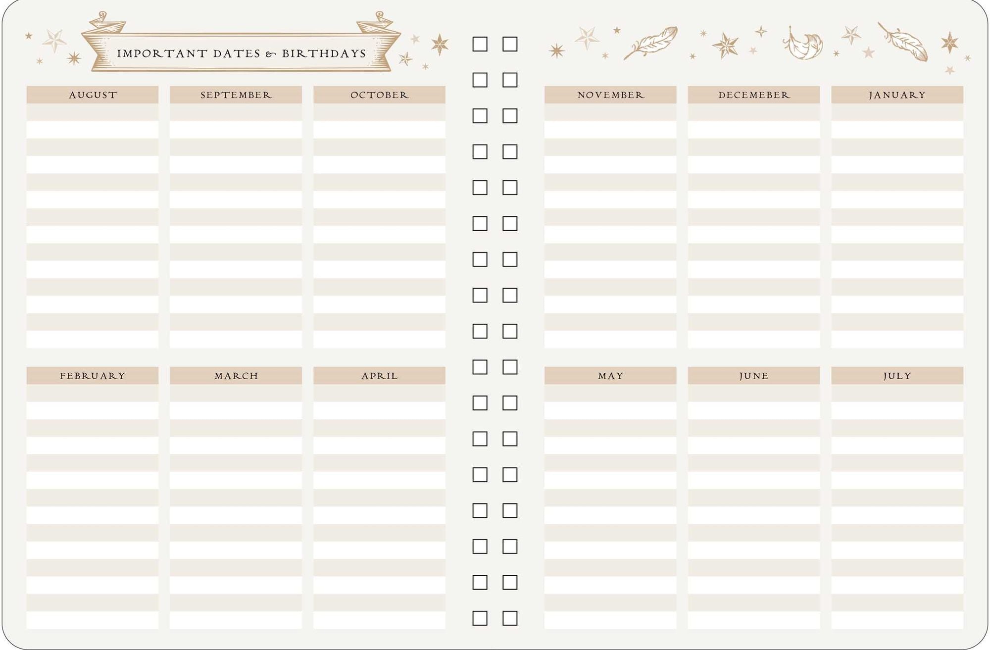 Harry Potter: Hogwarts Teacher's 12-Month Undated Planner: (Harry Potter School Planner School, Harry Potter Gift, Harry Potter Stationery, Undated Planner, Teacher Planner)