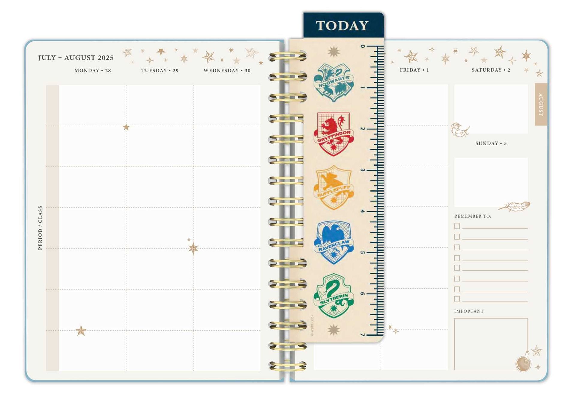 2025-2026 Harry Potter: Hogwarts Student Planner: August - July, 6.5 x 8.25
