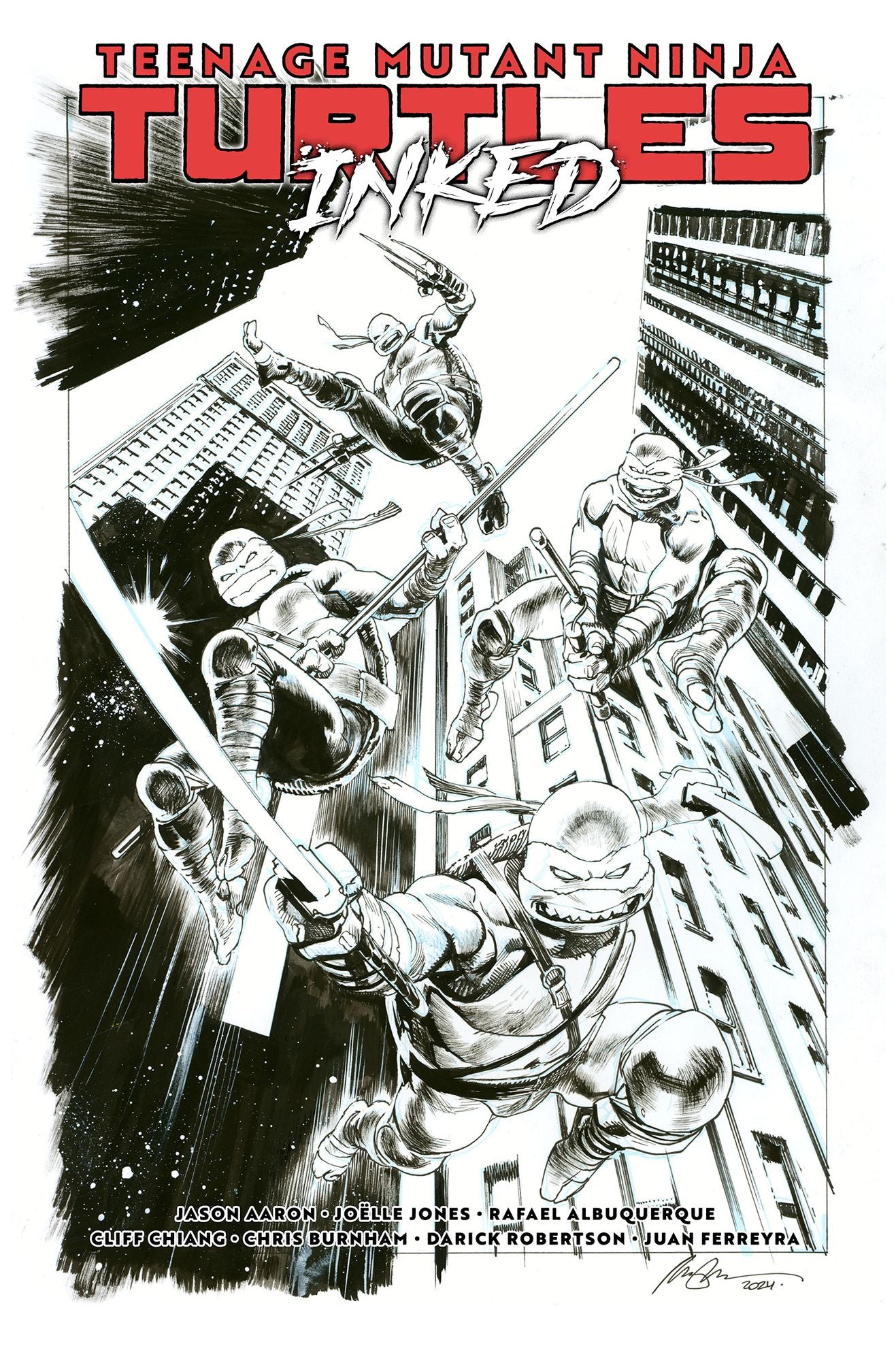 Teenage Mutant Ninja Turtles, Vol. 1: Return to New York-Inked Deluxe Edition