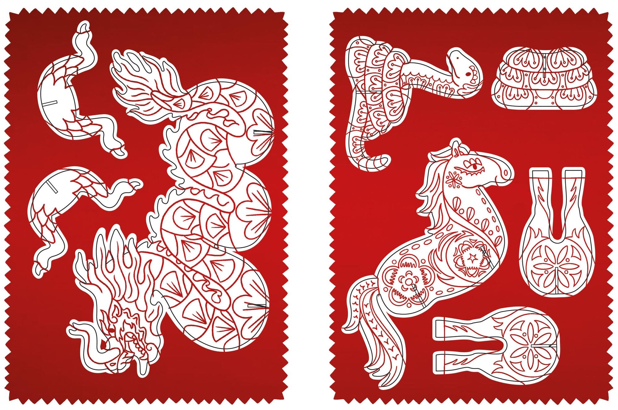 Press Out and Decorate: Chinese Zodiac