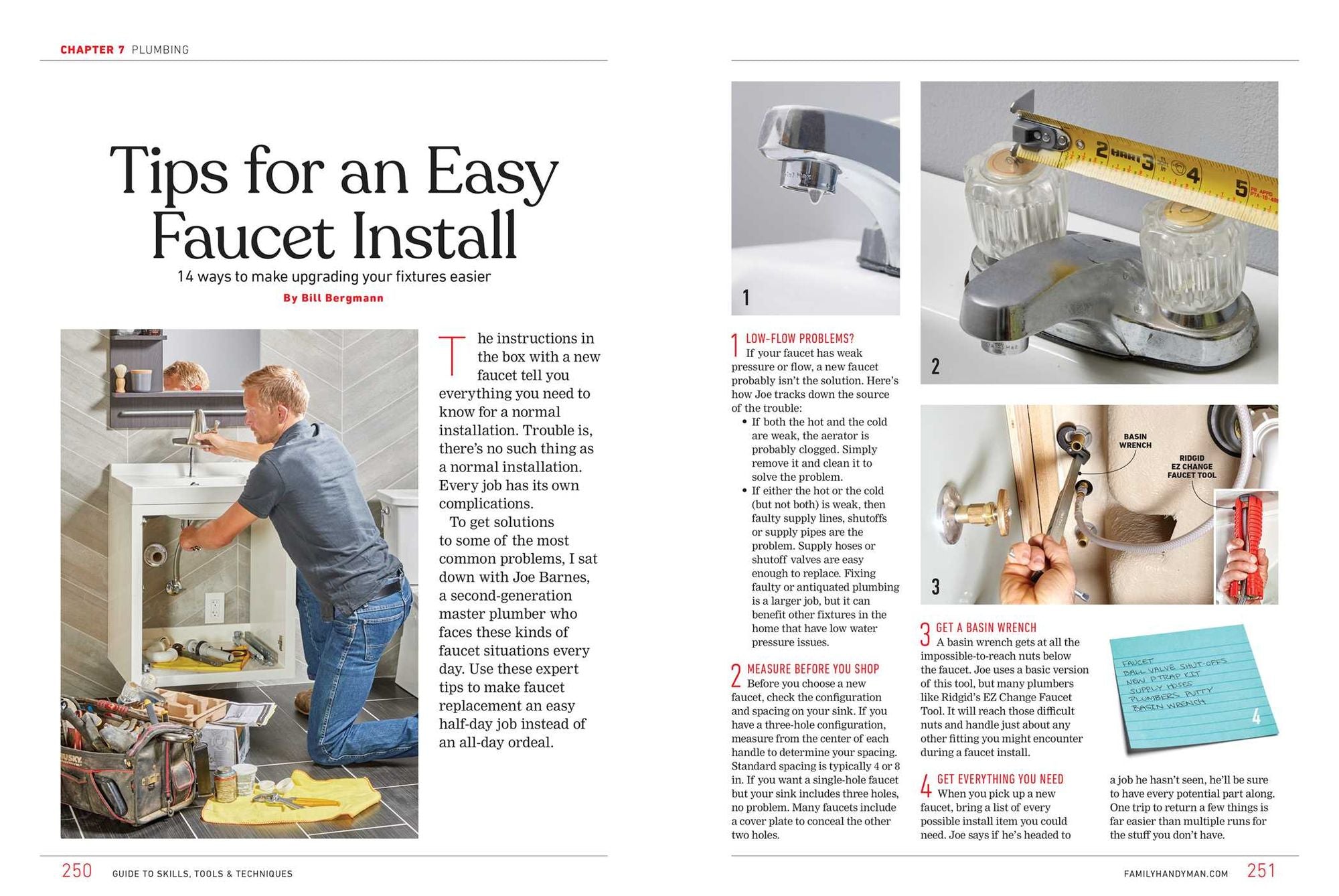Family Handyman Guide to Skills, Tools & Techniques: EXPERT ADVICE TO HELP YOU COMPLETE HOME IMPROVEMENT PROJECTS WITH CONFIDENCE