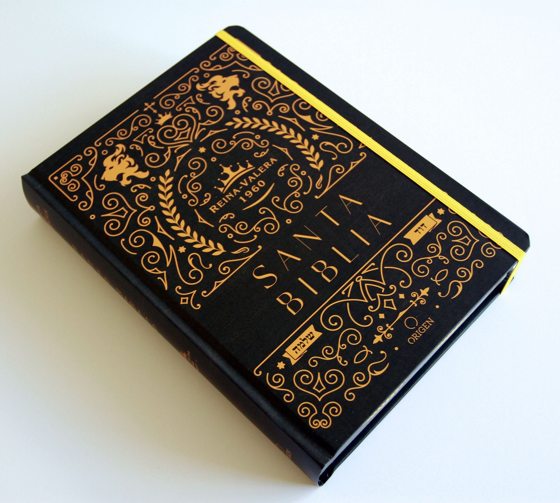Biblia de apuntes RVR 1960 TD, Negro y oro (Edición cantos pintados) / Spanish Journaling Bible RVR 1960 HC Black and Gold