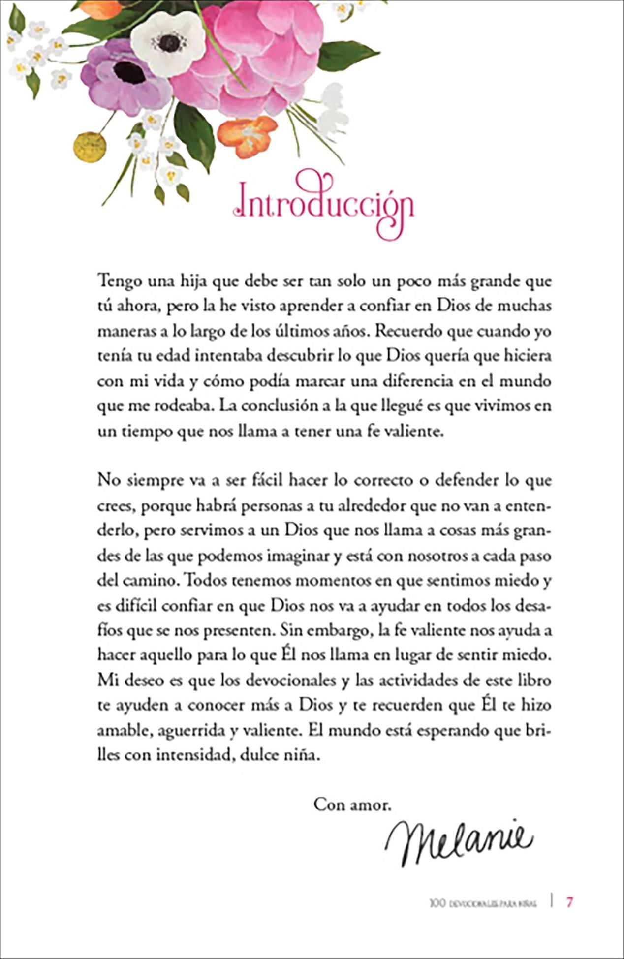 Una fe valiente: 100 devocionales para niñas / Fearless Faith: 100 Devotions for Girls