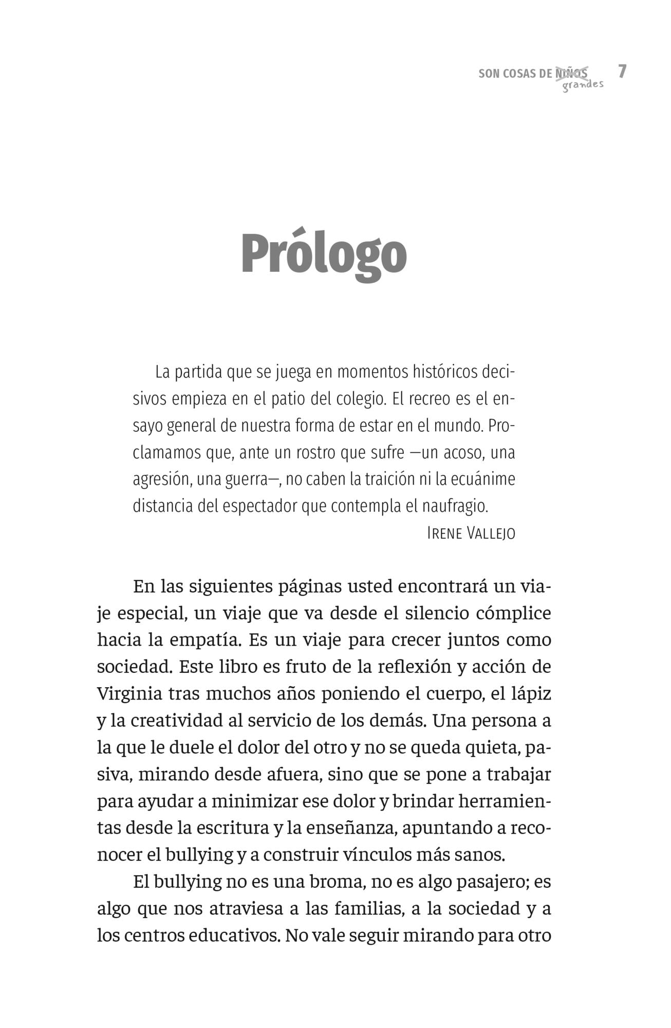 Son cosas de grandes: Viñetas y reflexiones sobre vínculos y prevención del bullying / It's a Grown-Up Thing: Reflections on Relationships and Bullying