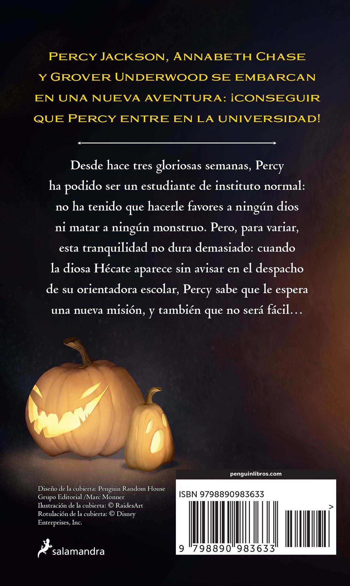 Percy Jackson y los dioses del Olimpo: La diosa de tres cabezas / Wrath of the Triple Goddess. Percy Jackson and the Olympians