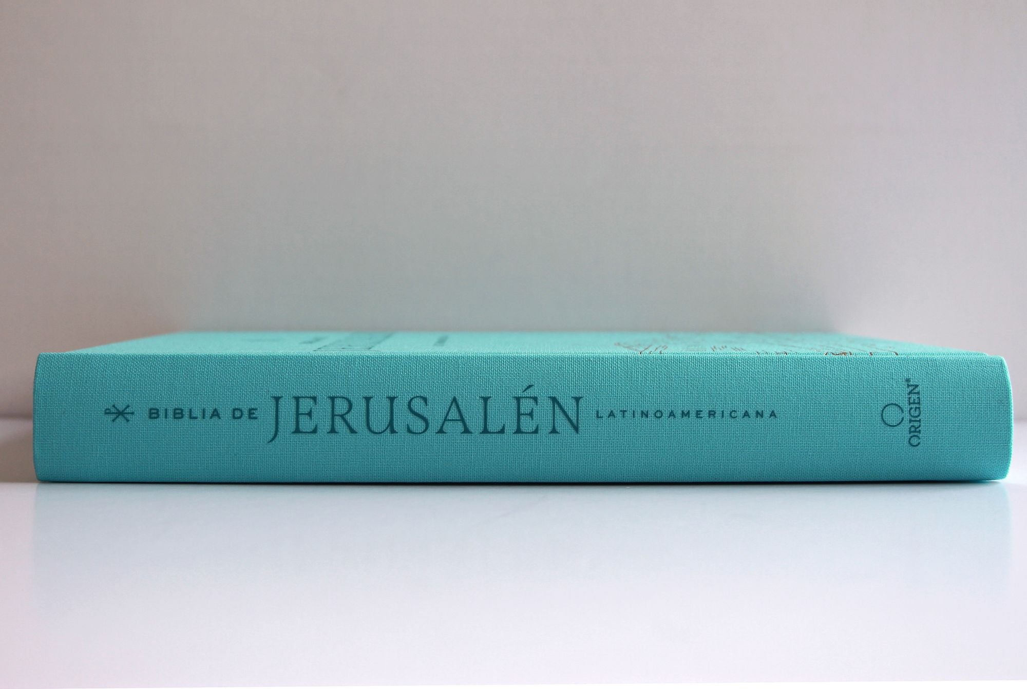 Biblia Católica Biblia de Jerusalén Latinoamericana, tapa dura, tela azul turquesa, edición de regalo / Spanish Jerusalem Bible, Latin American Edition, HC