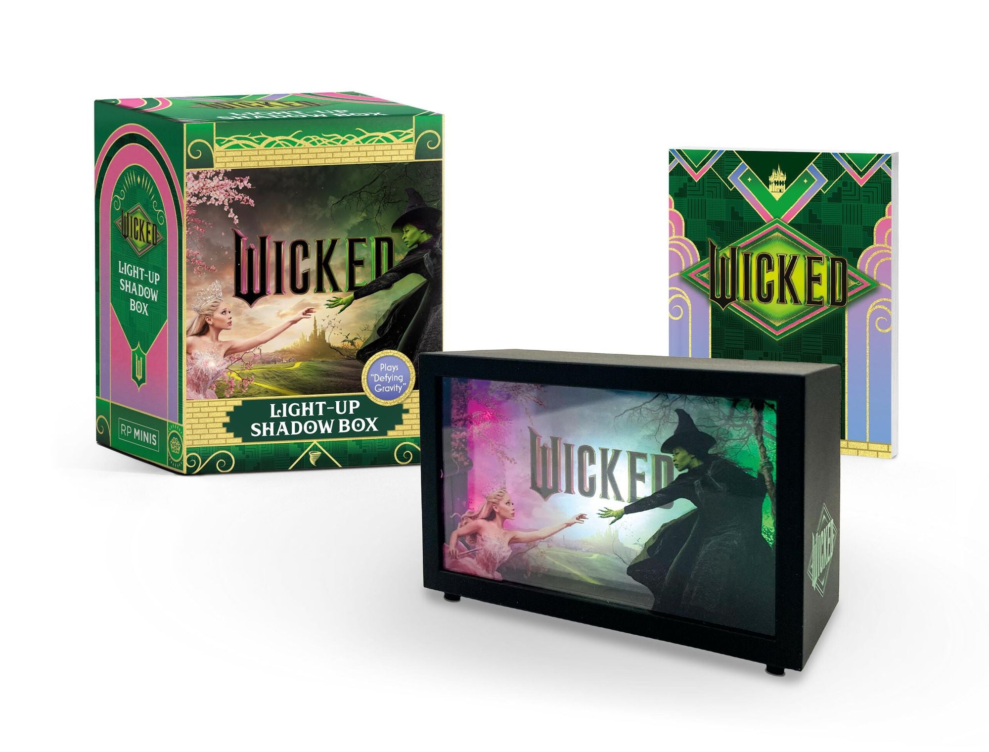 Wicked: Light-Up Shadow Box: Plays "Defying Gravity"