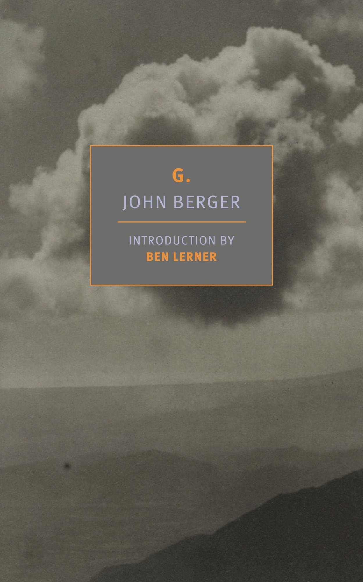 G. (Booker Prize Winner)