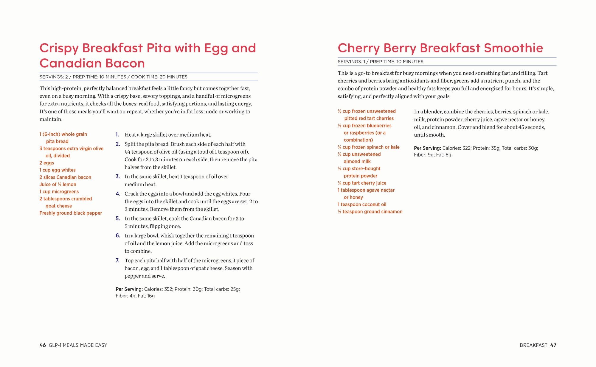 GLP-1 Meals Made Easy: 75+ Recipes and Nutrition Advice for Your Weight Loss Journey