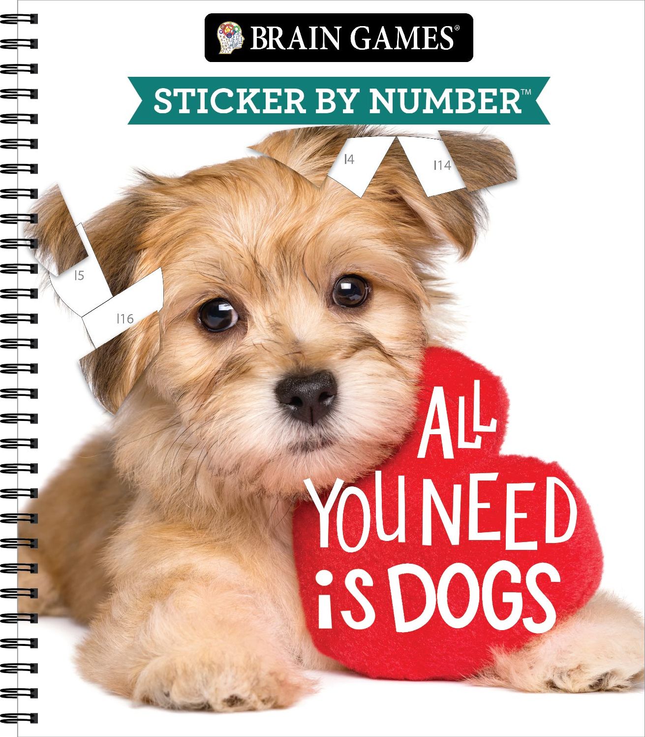 Sticker By Number All You Need is Dogs
