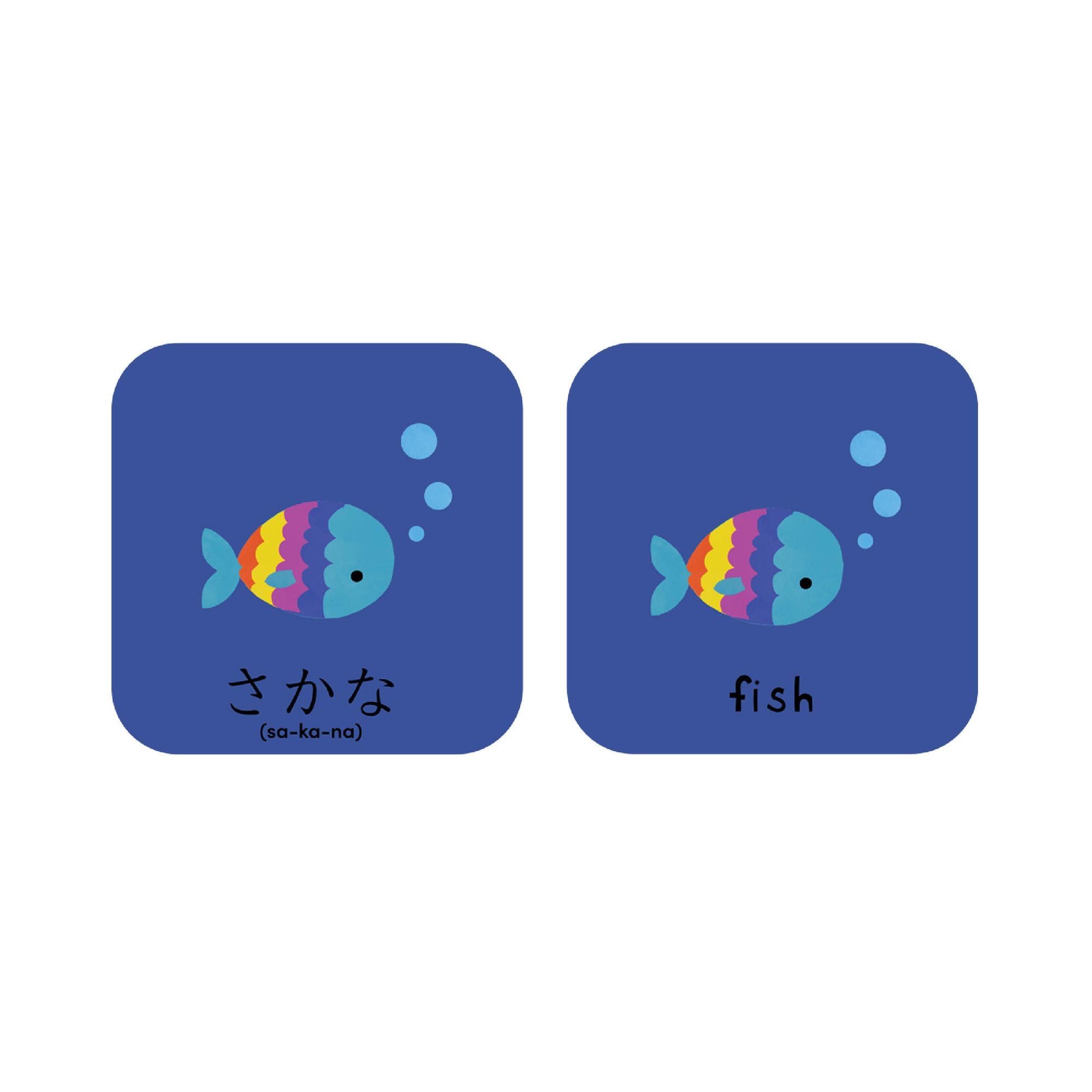 Minilingo Japanese / English Bilingual Flashcards: Bilingual memory game with Japanese & English cards