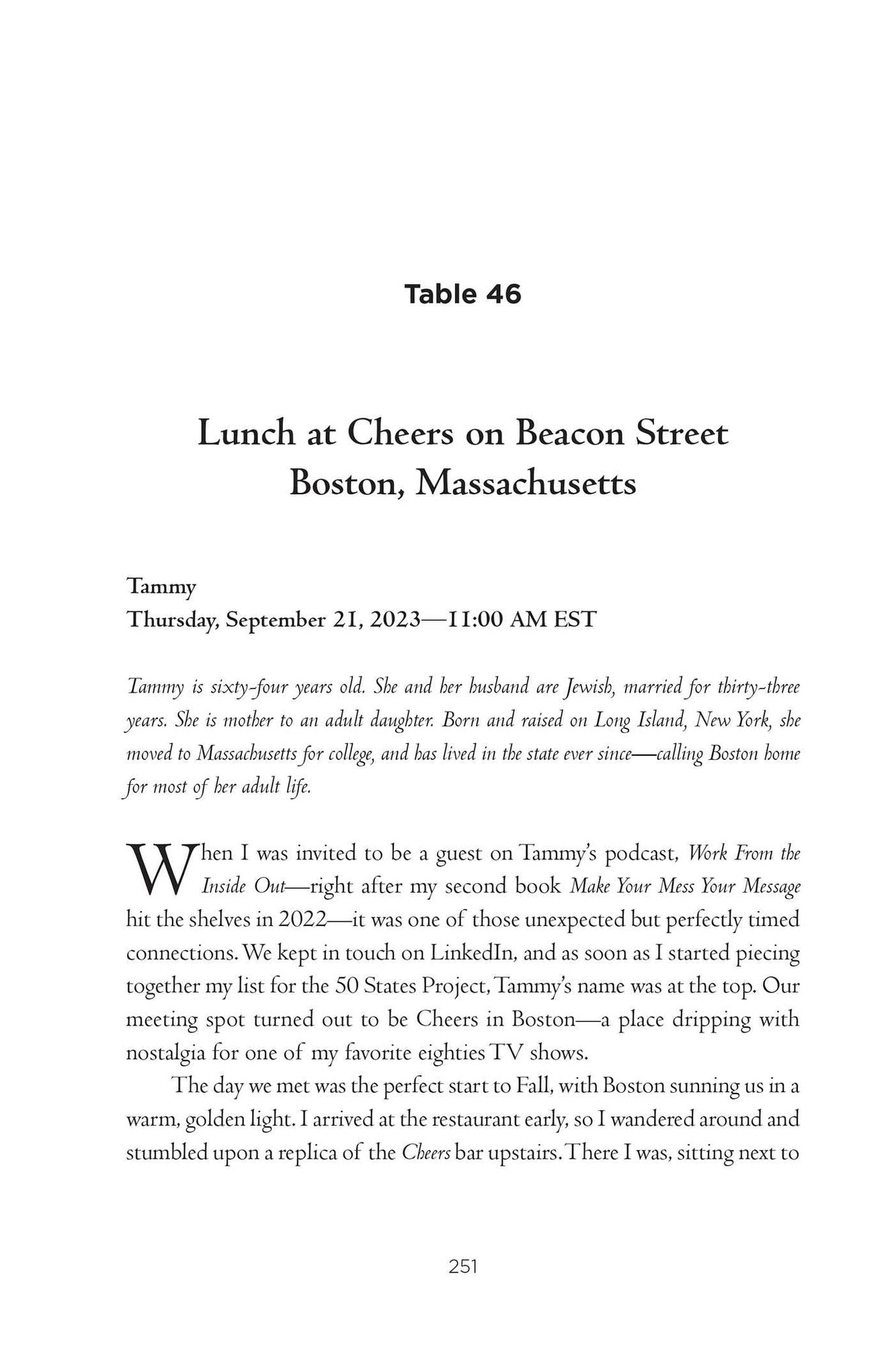 Table for 51: Lessons Learned from Sharing Meals Across America