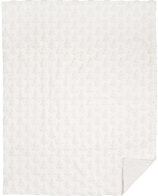 Frosted Tree Throw Blanket