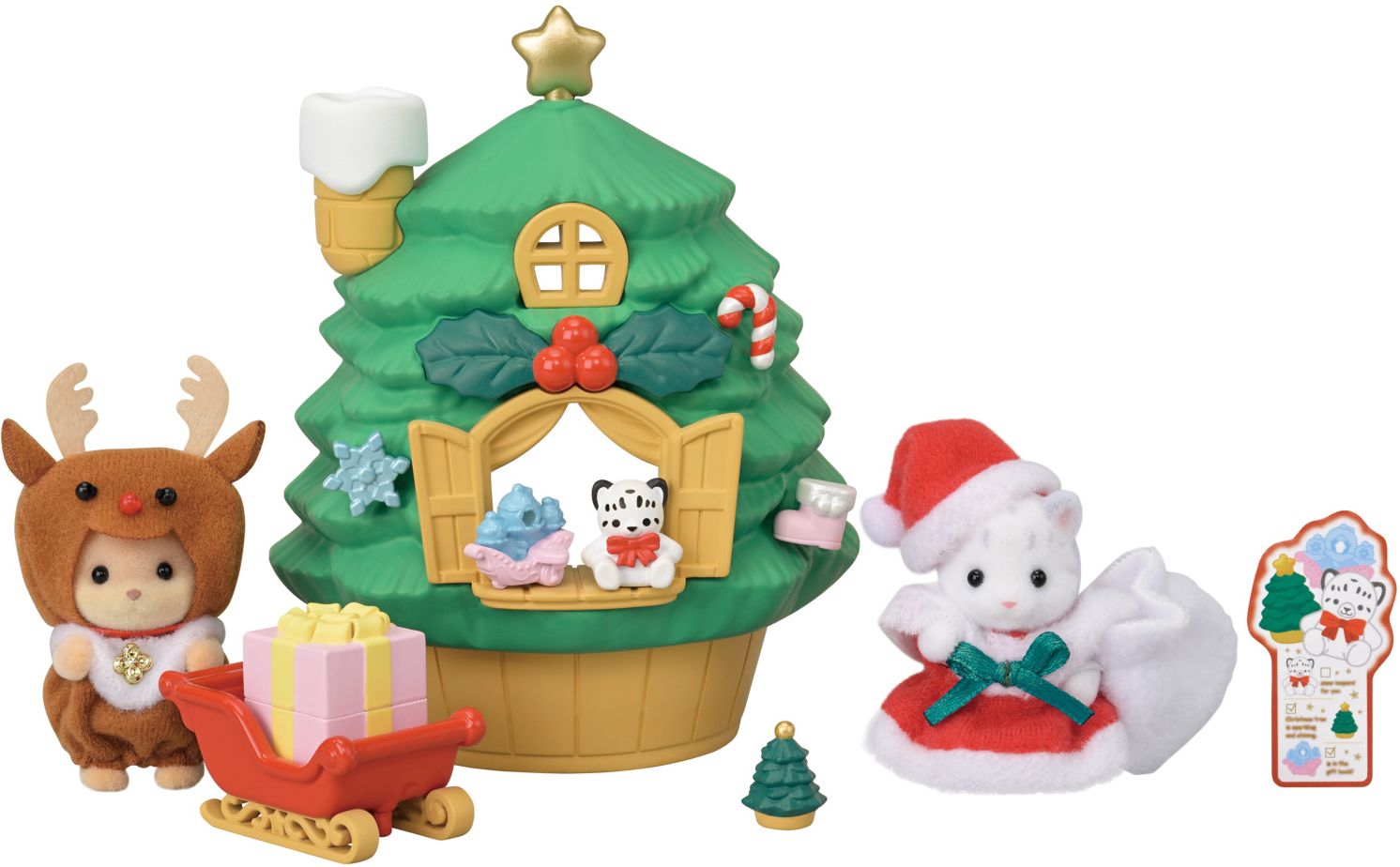 Calico Critters Baby Santa's Christmas Tree House